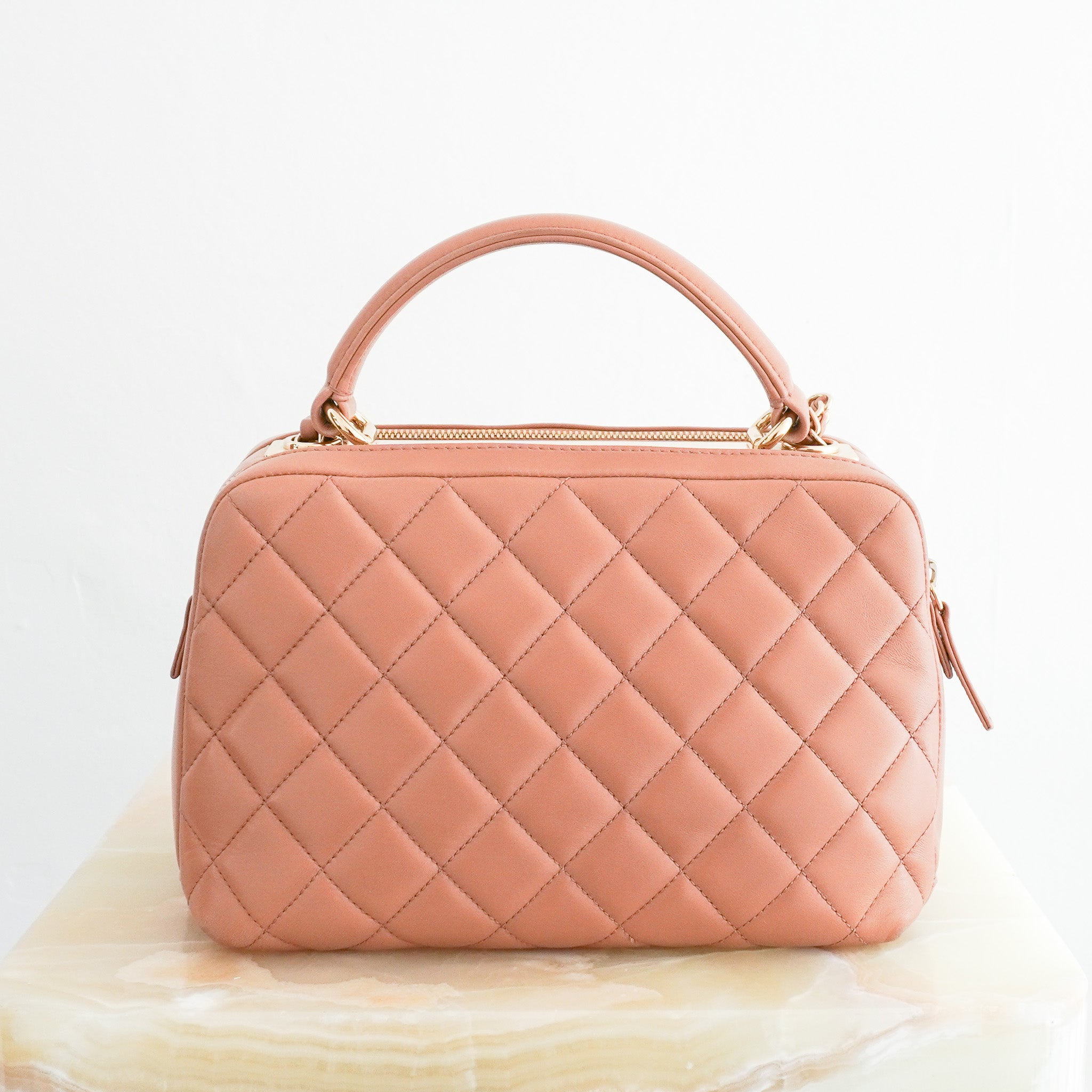 Back photo of the Chanel Trendy CC Bowler Bag