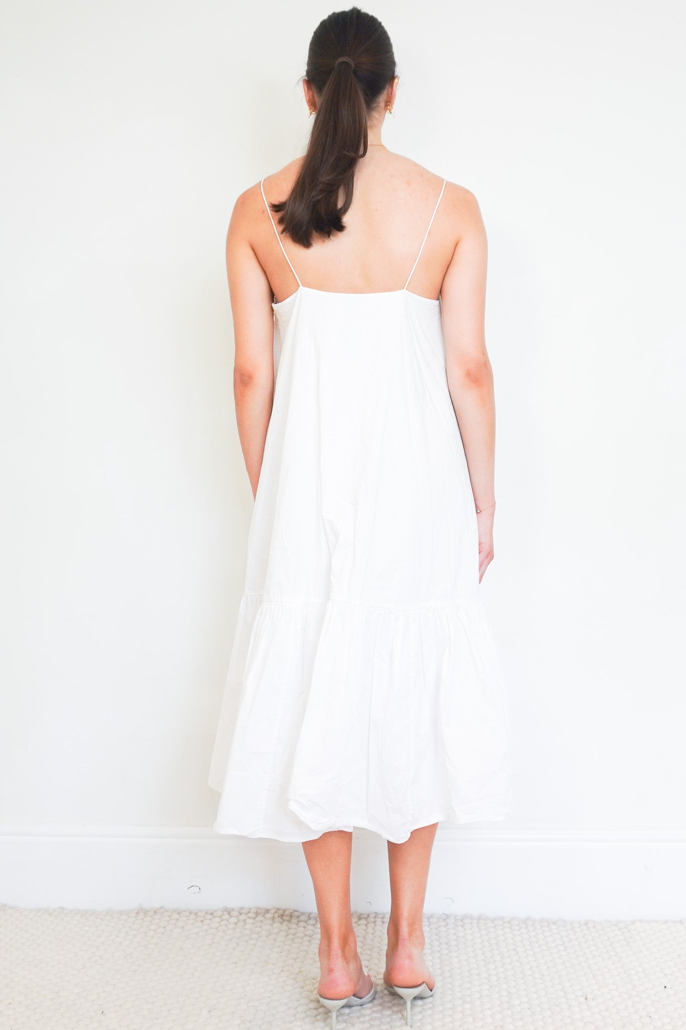 Back photo of the Front photo of the Anine Bing White Summer Dress