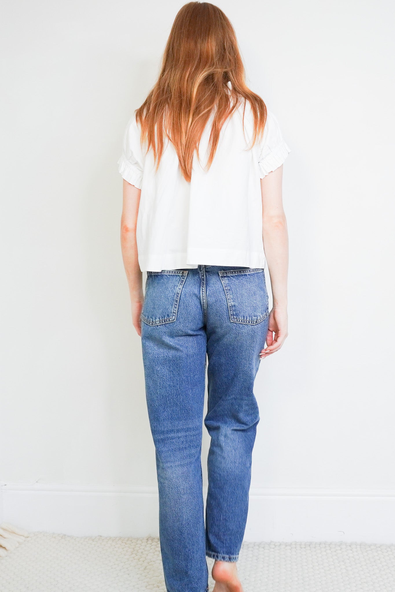 Back picture of the Simone Rocha White Blouse