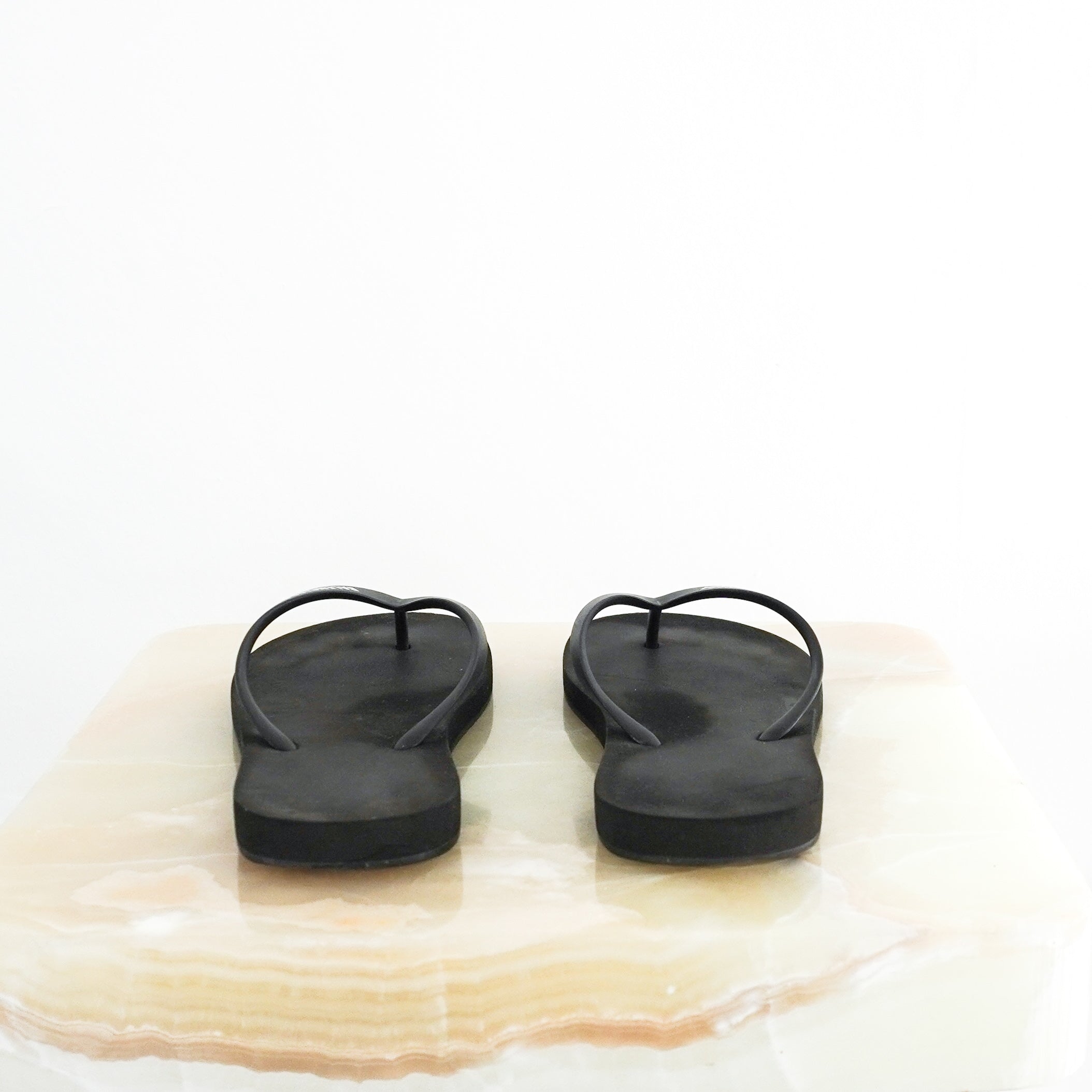 Balenciaga Black Bal Thong Flip Flops RRP £330 | Authentic Preloved - Reloved Again