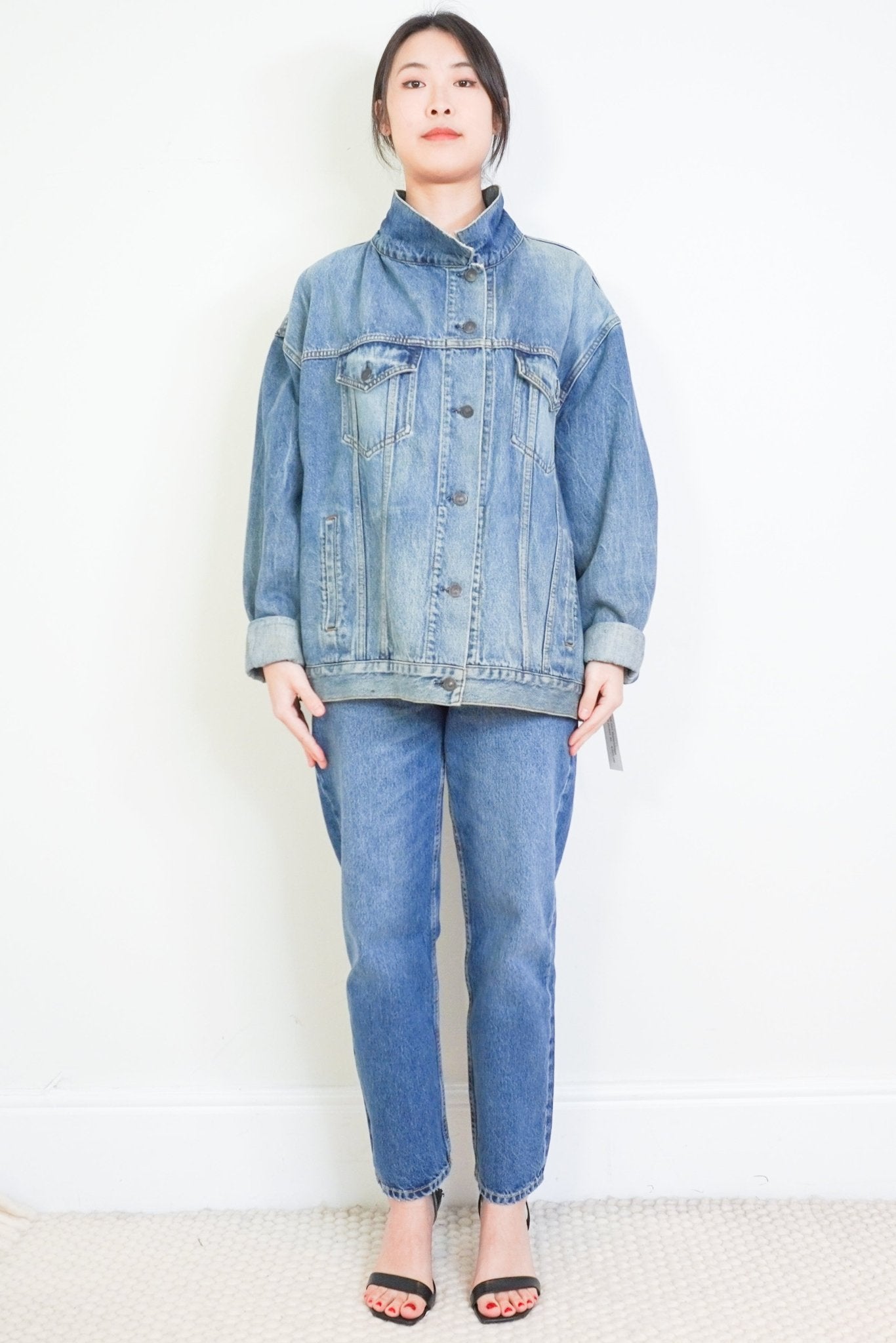 Balenciaga Blue Denim Jacket RRP £1350 | Authentic Preloved - Reloved Again