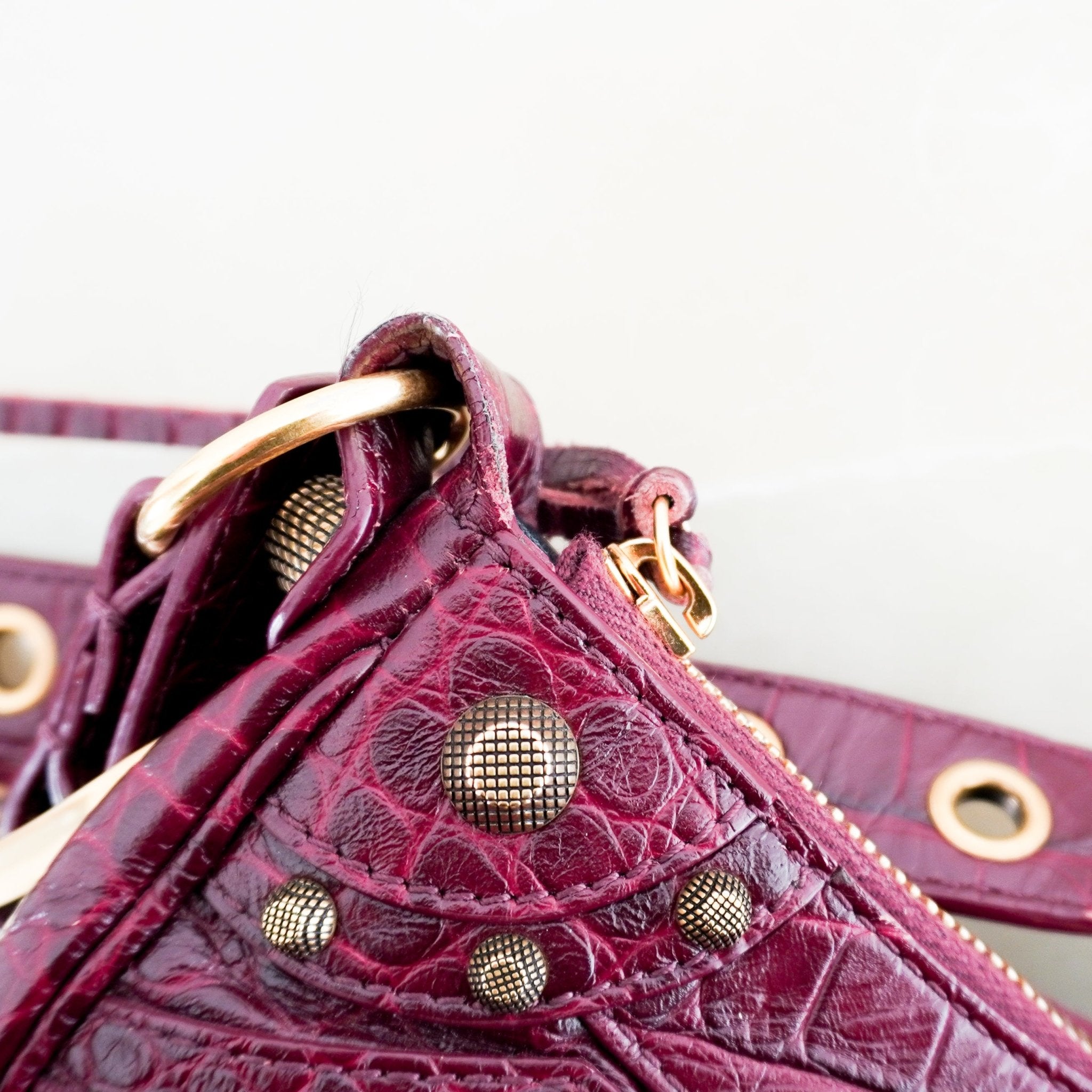 Balenciaga Burgundy XS Cargoyle Bag RRP £1890 | Authentic Preloved - Reloved Again