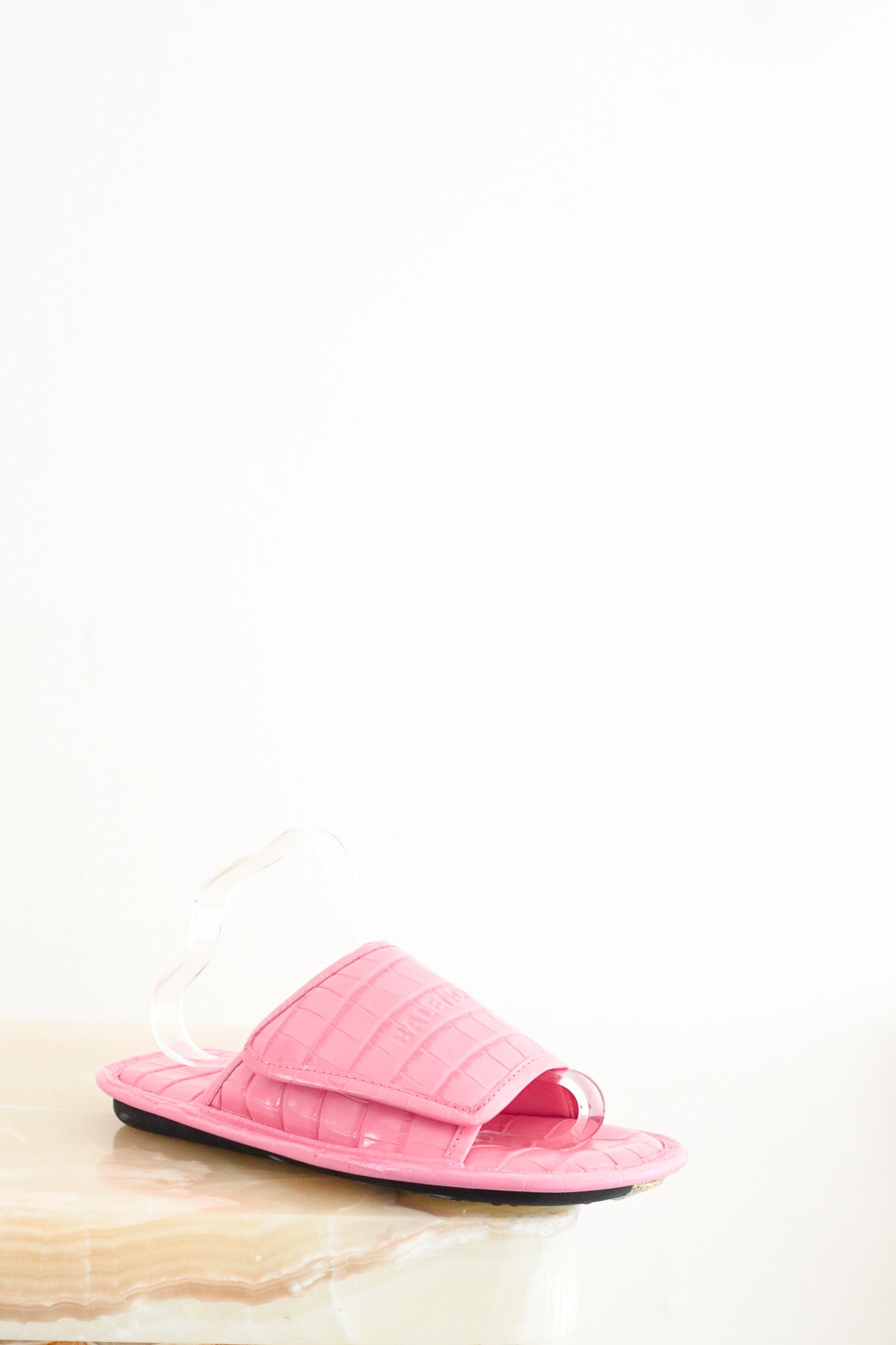 Balenciaga-Croc-Embossed-Sliders-Front-Picture-Chelsea-London