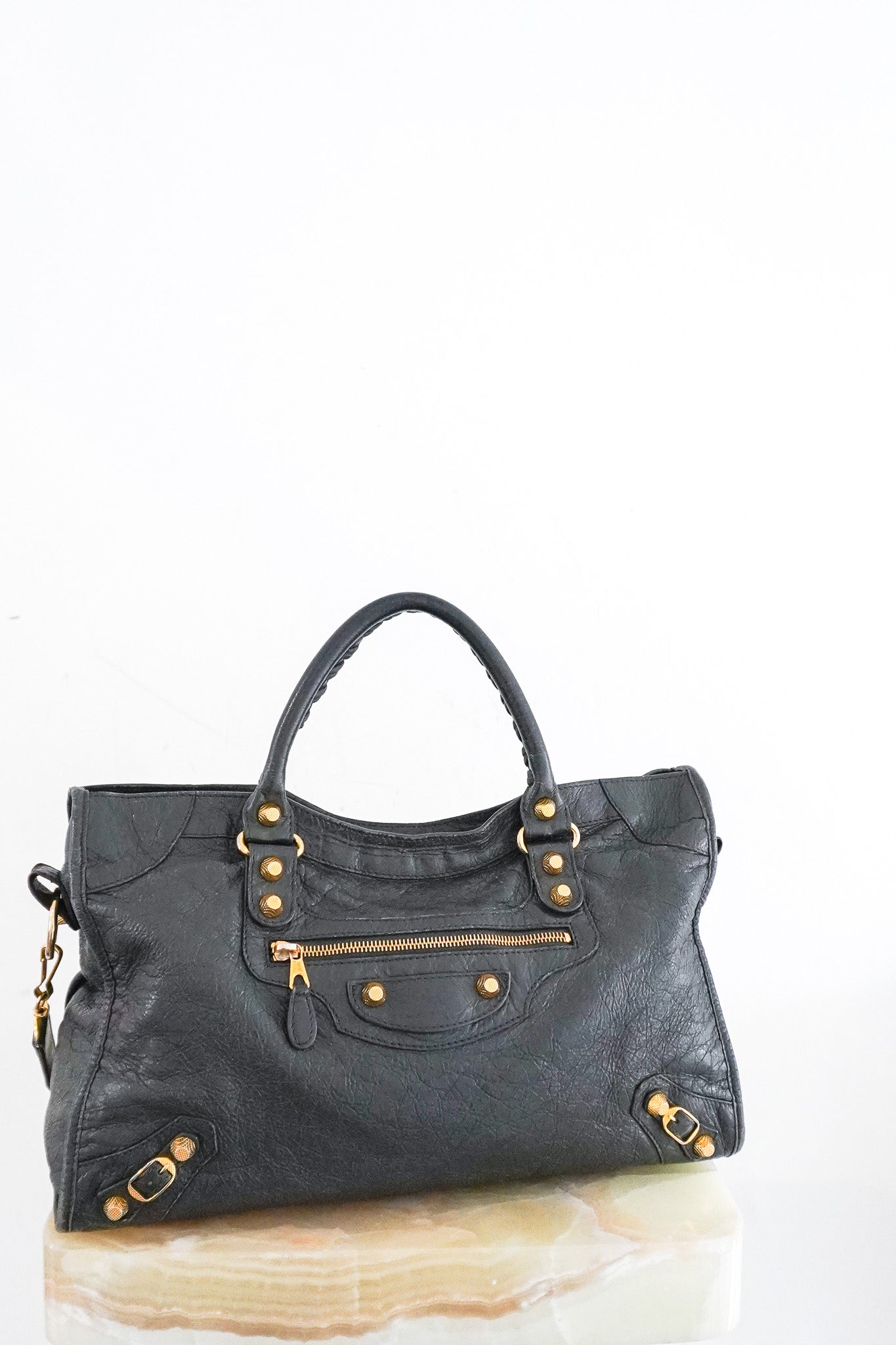 Balenciaga Medium City Bag in Dark Grey RRP £2590 | Authentic Preloved - Reloved Again