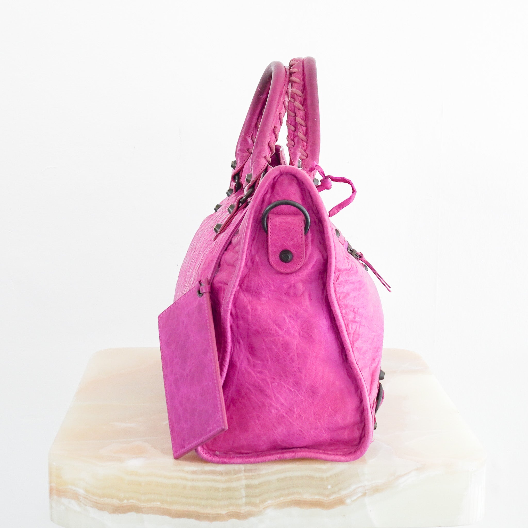 Balenciaga Medium City Bag in Magenta RRP £2590 | Authentic Preloved - Reloved Again