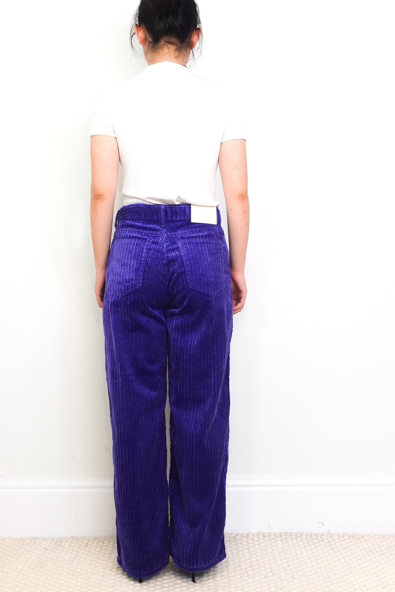 NEW Bellerose Purple Corduroy Paty Pants RRP £225 | Authentic Preloved - Reloved Again