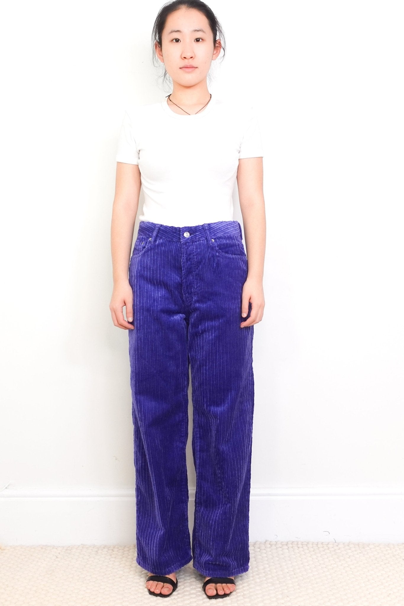 NEW Bellerose Purple Corduroy Paty Pants RRP £225 | Authentic Preloved - Reloved Again