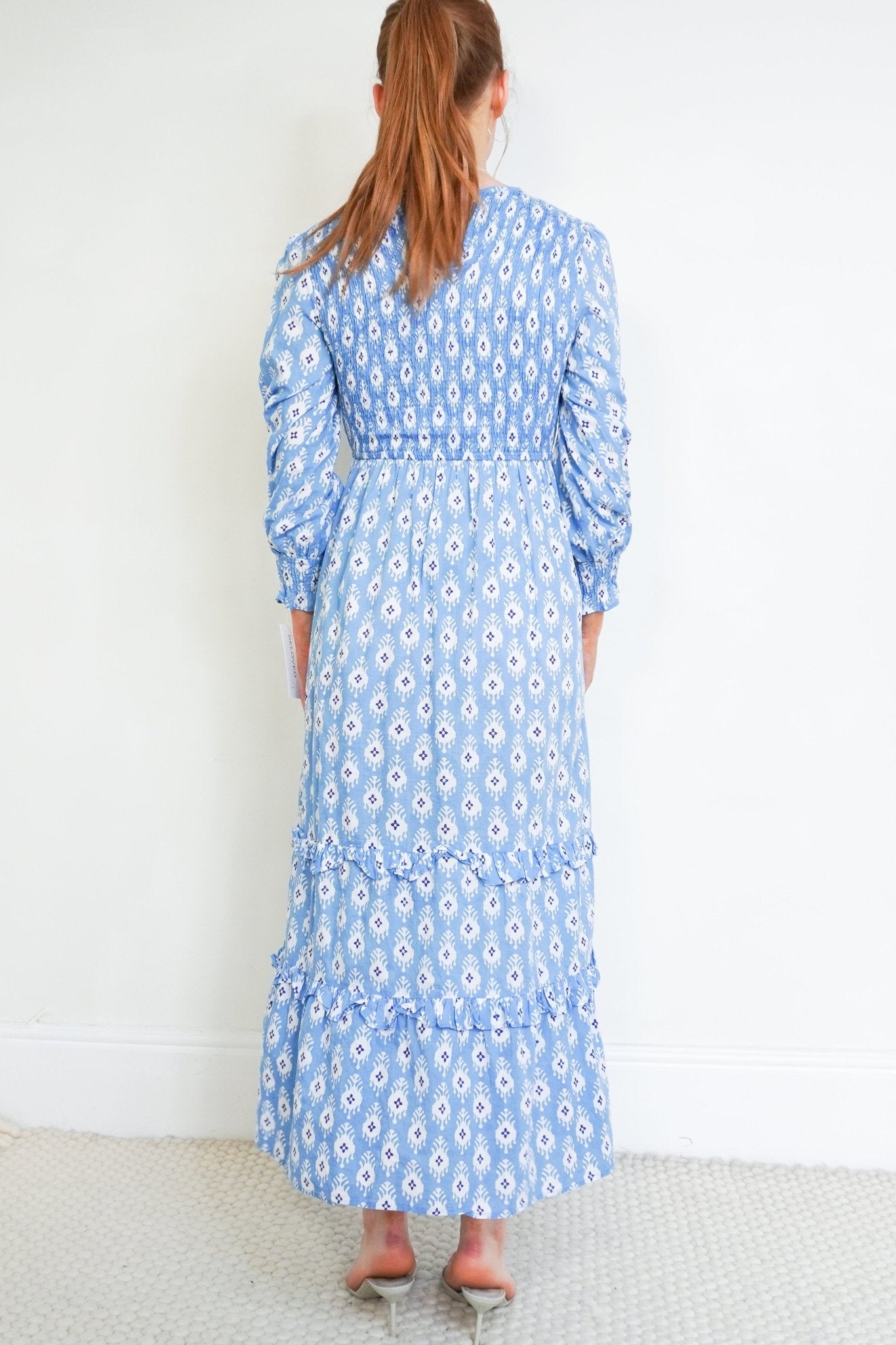 Blue Pink City Prints Dress (RRP £215) | Authentic Preloved - Reloved Again