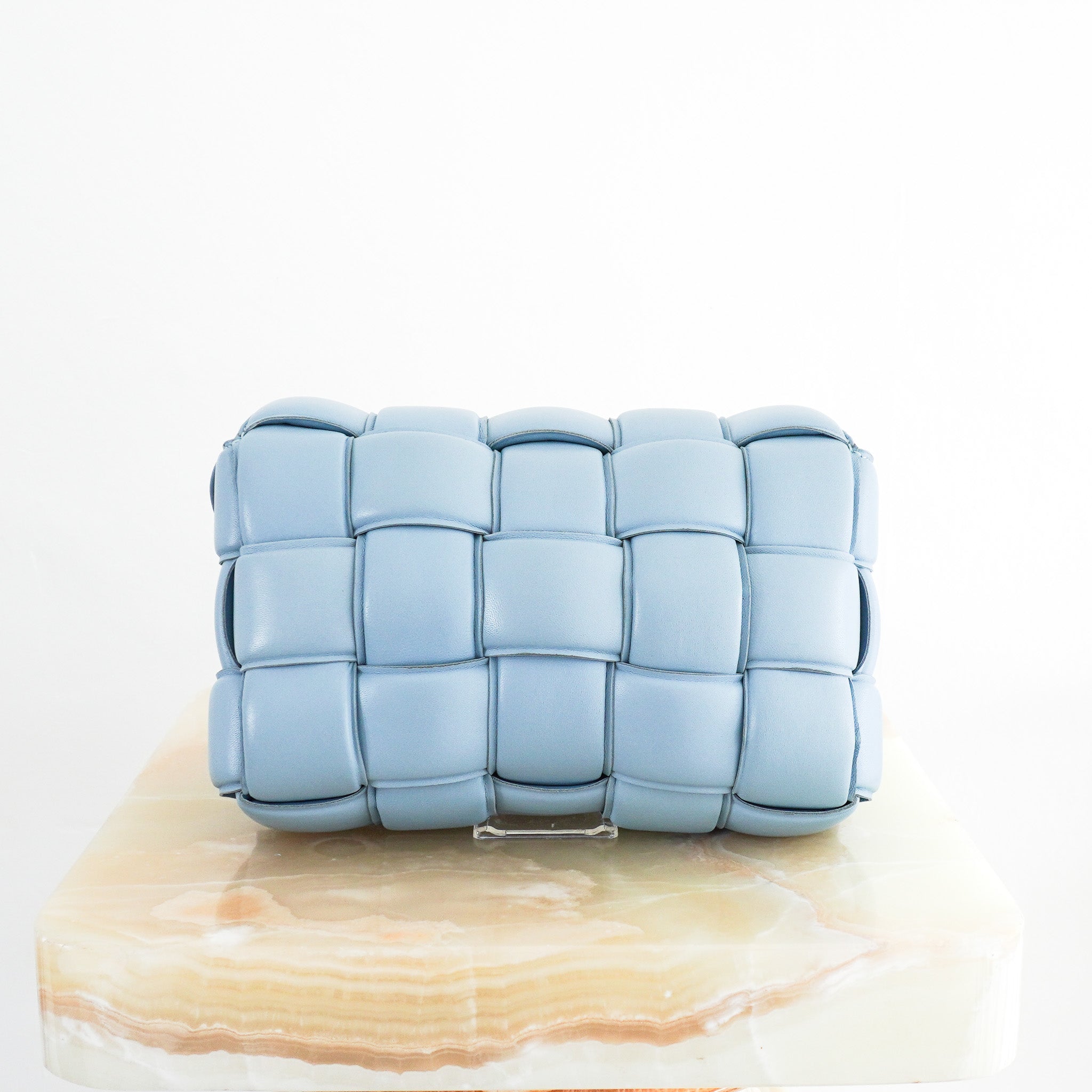 Bottega-Veneta-Padded-Cassette-Bag-in-Light-Blue-back-picture