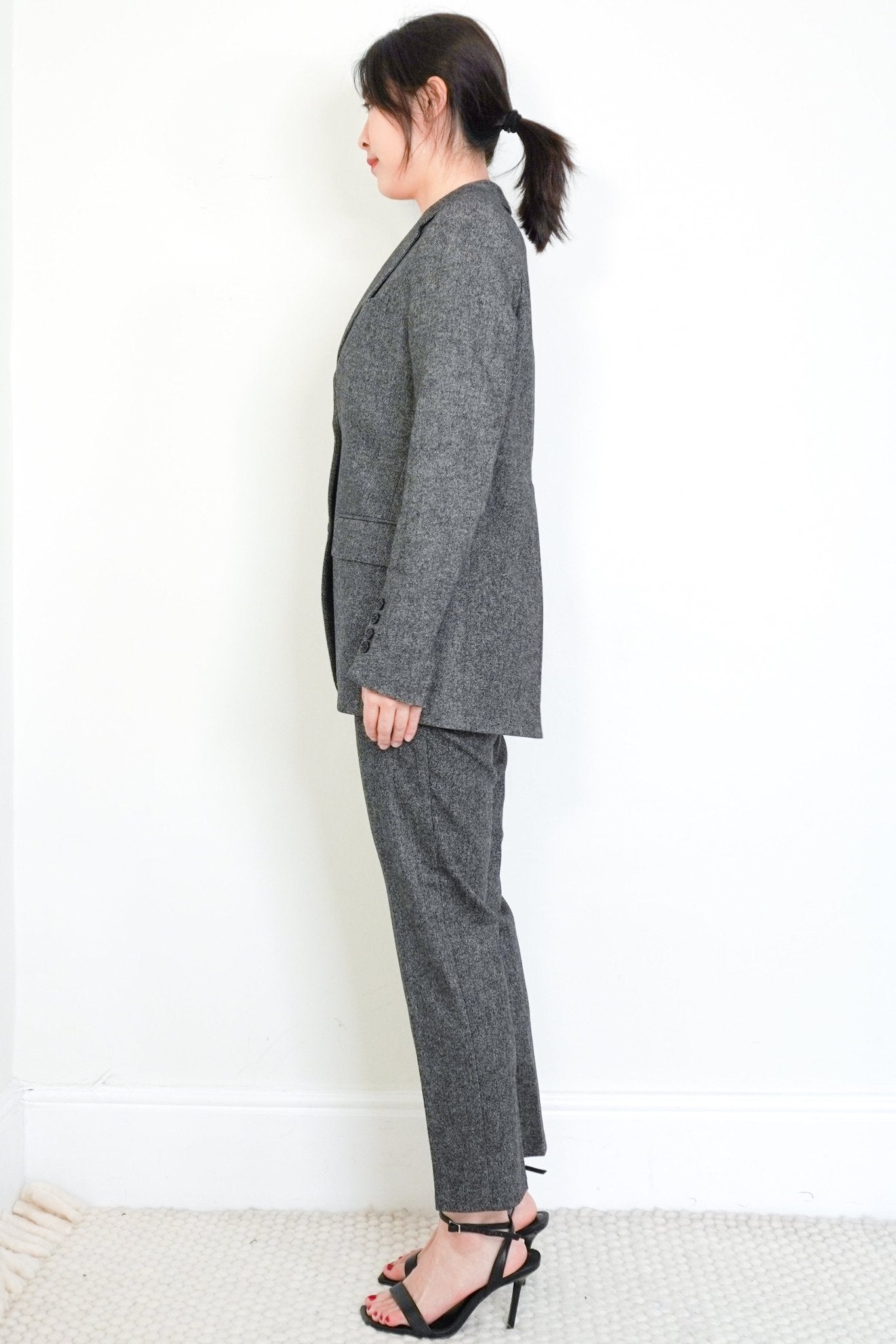 Burberry Grey Single - Breasted Suit RRP £2000 | Authentic Preloved - Reloved Again