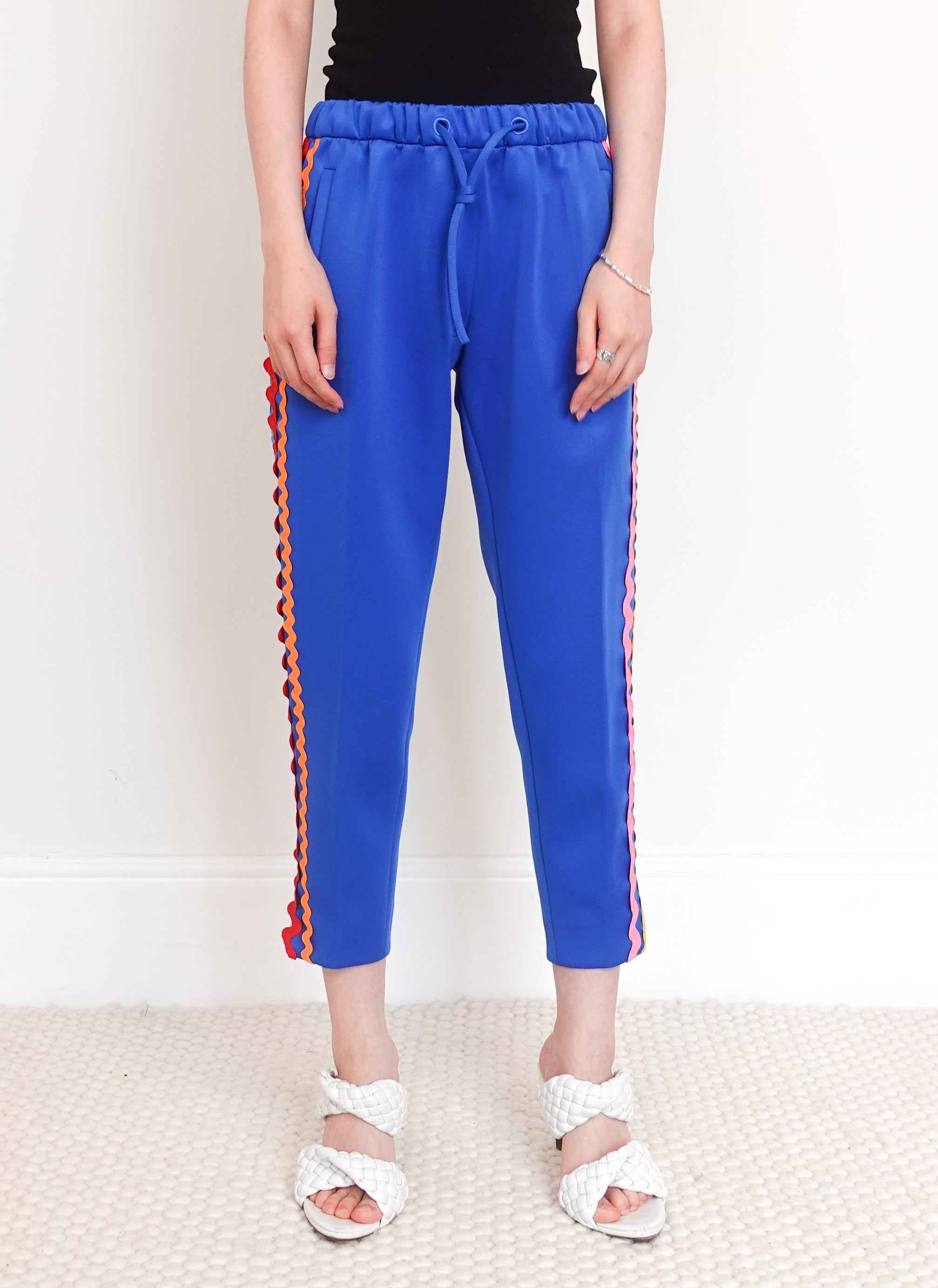 Blue side stripe joggers RRP 255