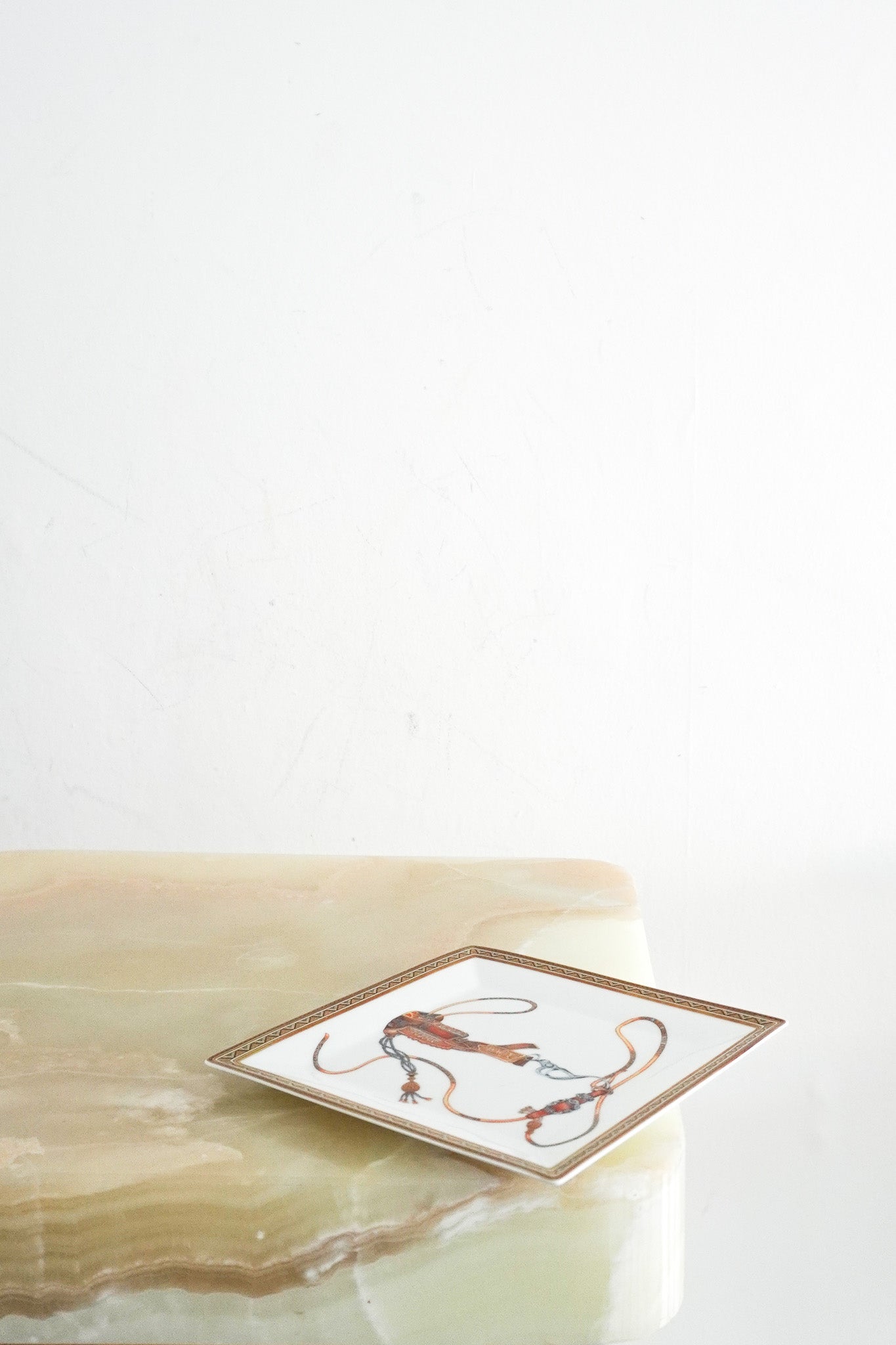 COLLECTOR'S ITEM Hérmes d'Orient Square Plate RRP £210 | Authentic Preloved - Reloved Again