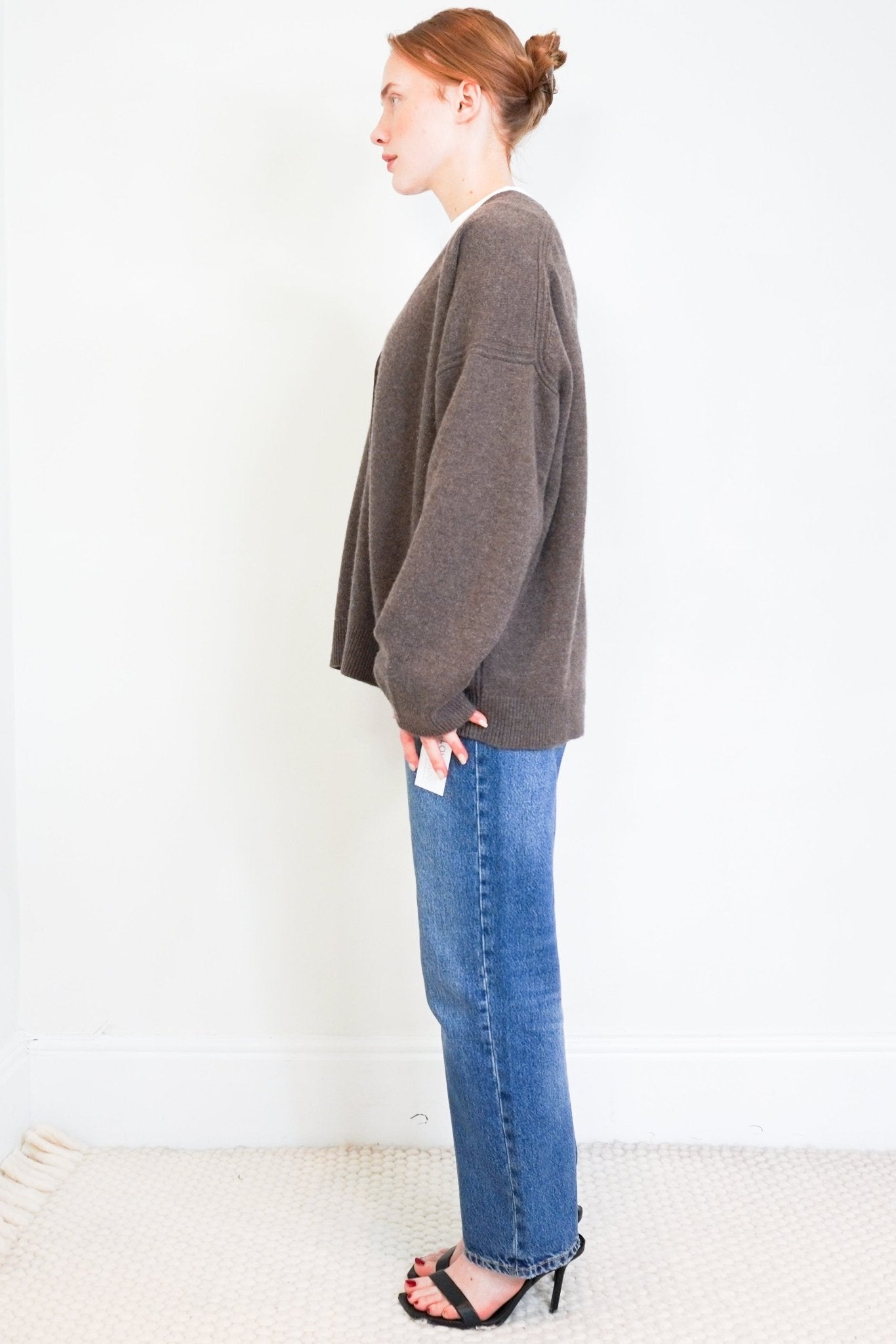 COS-Brown-Cashmere-Cardigan-side-picture-Chelsea-London