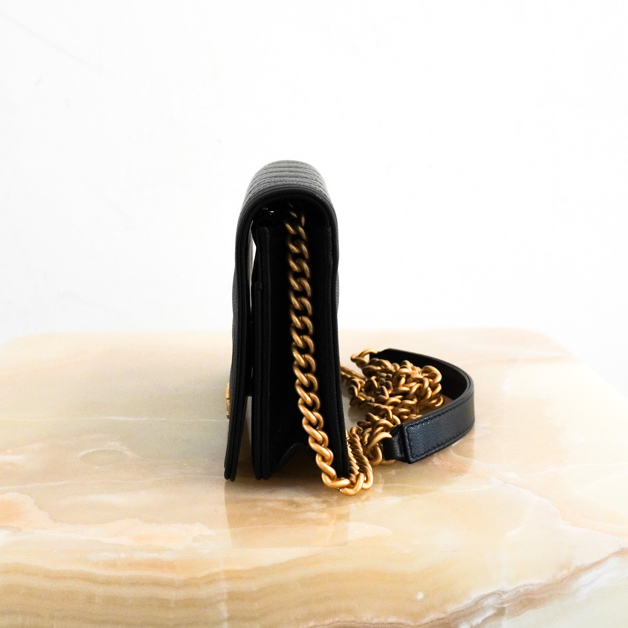 CURRENT SEASON Chanel BOY Wallet On Chain RRP £2,860 | Authentic Preloved - Reloved Again