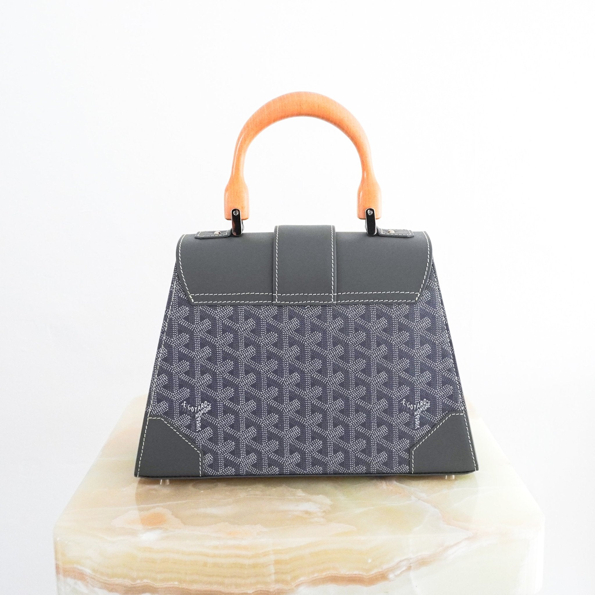 CURRENT SEASON Goyard Saigon Structure PM Bag in Grey RRP £5000 | Authentic Preloved - Reloved Again
