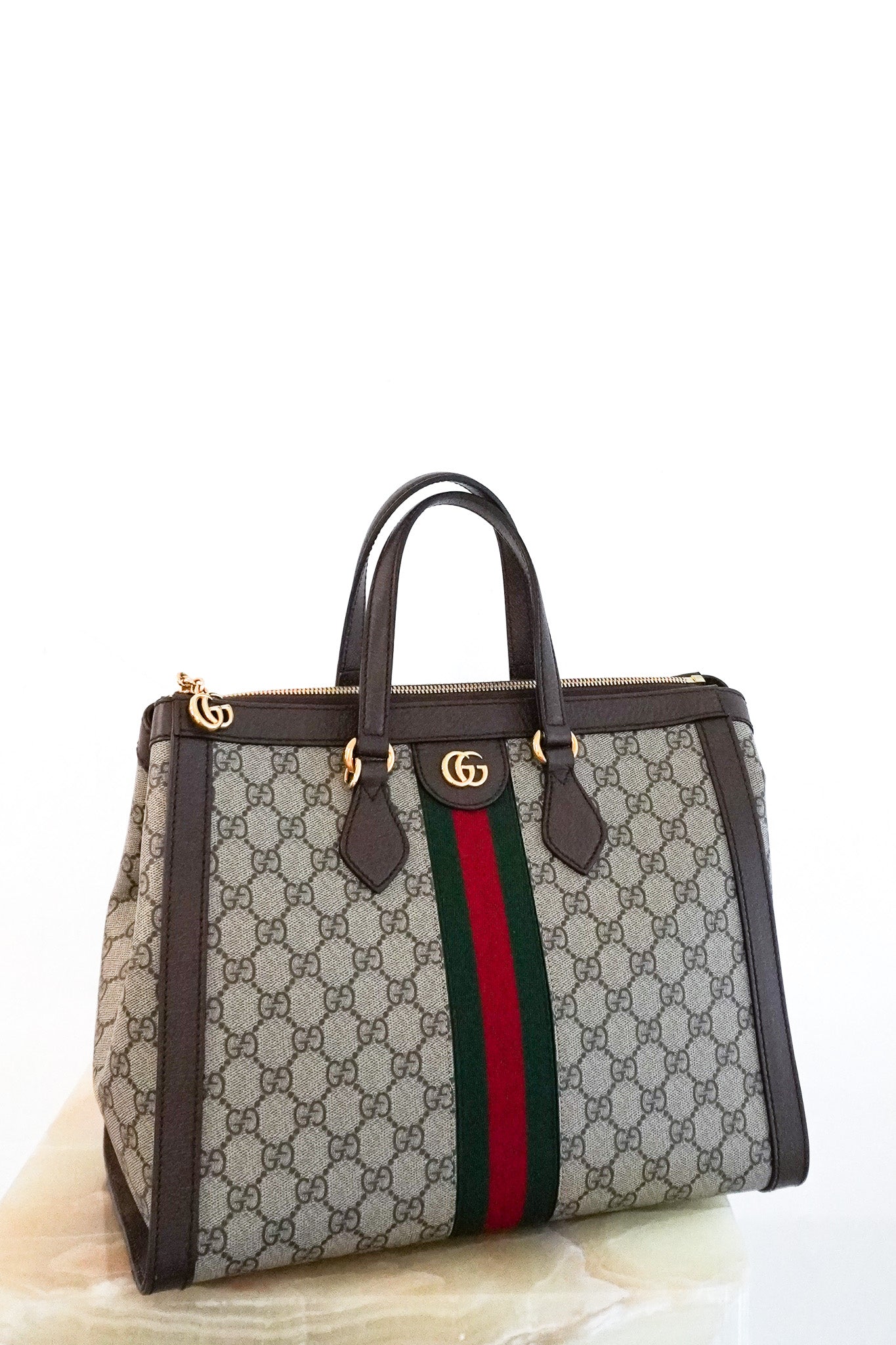 CURRENT SEASON Gucci GG Supreme Canvas Ophidia Small Tote Bag RRP £1670 | Authentic Preloved - Reloved Again