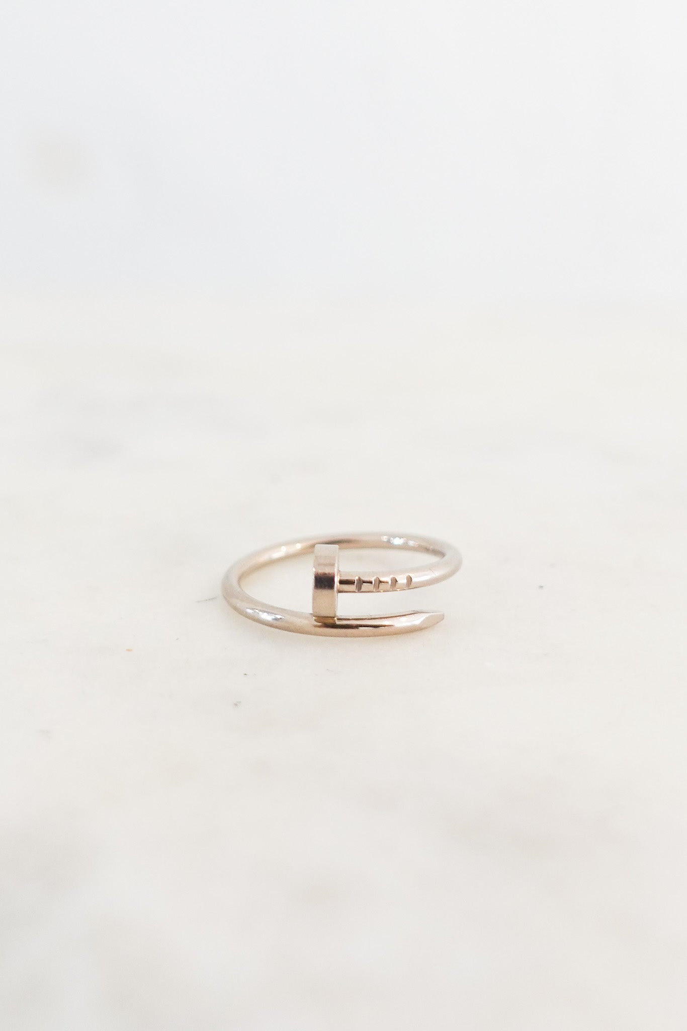 Cartier Juste Un Clou Ring – White Gold Small Model | Authentic Preloved | RRP £1,350 - Reloved Again