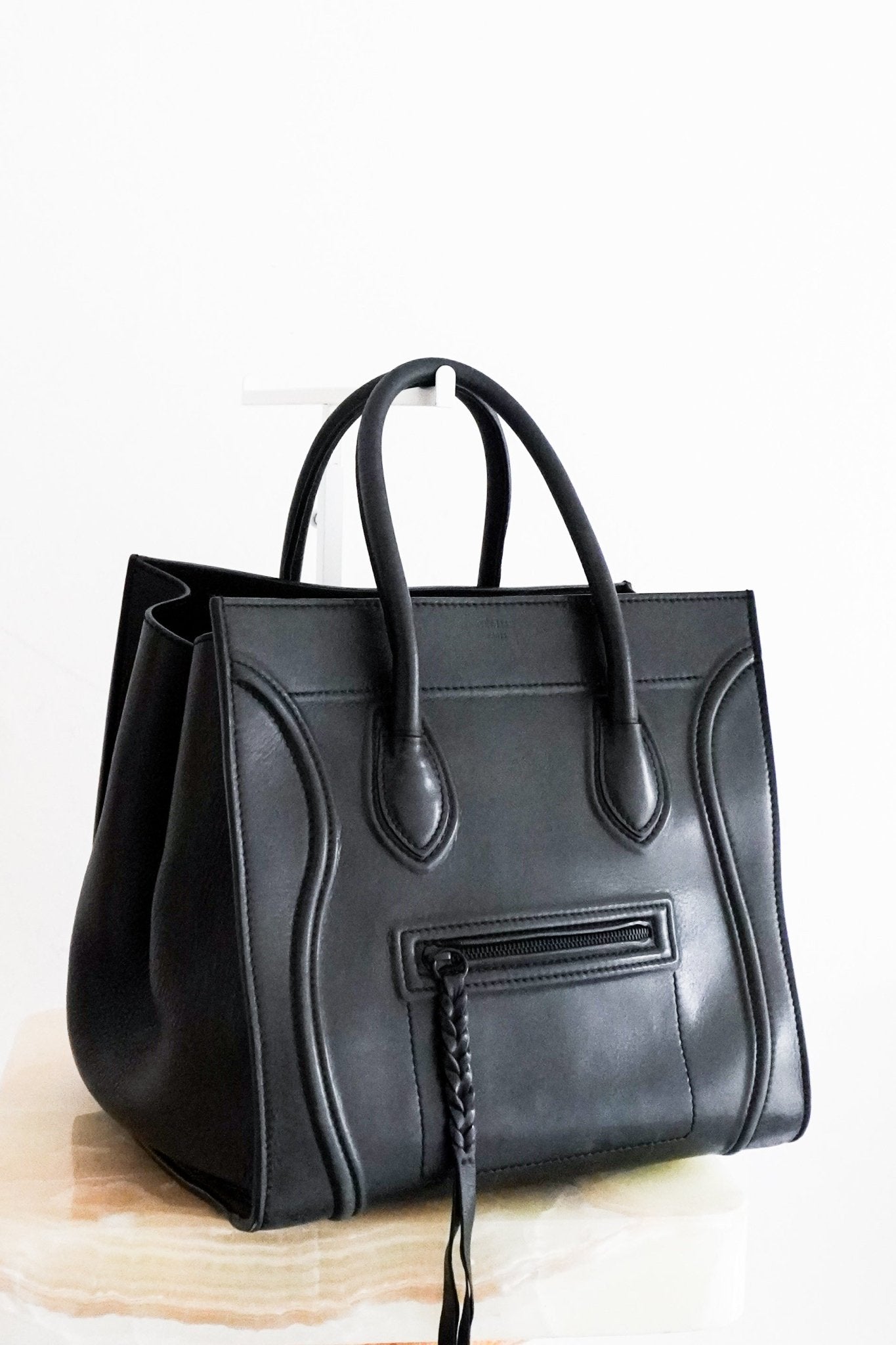 Celine Black Phantom Tote Bag RRP £2000 | Authentic Preloved - Reloved Again