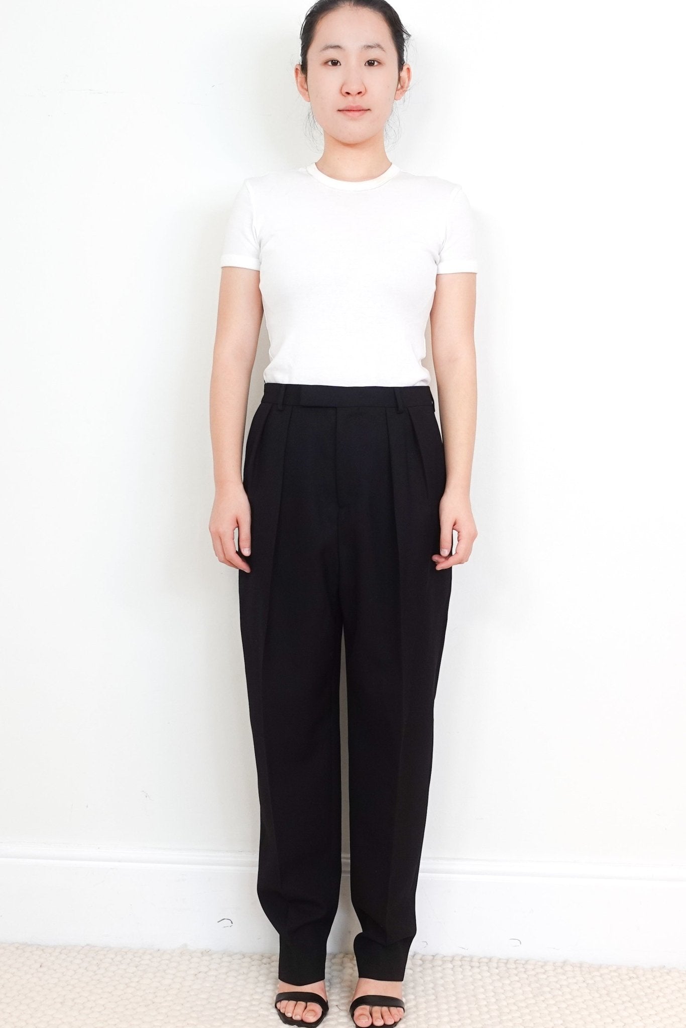 Celine Black Wool Tailored Trousers RRP £800 | Authentic Preloved - Reloved Again