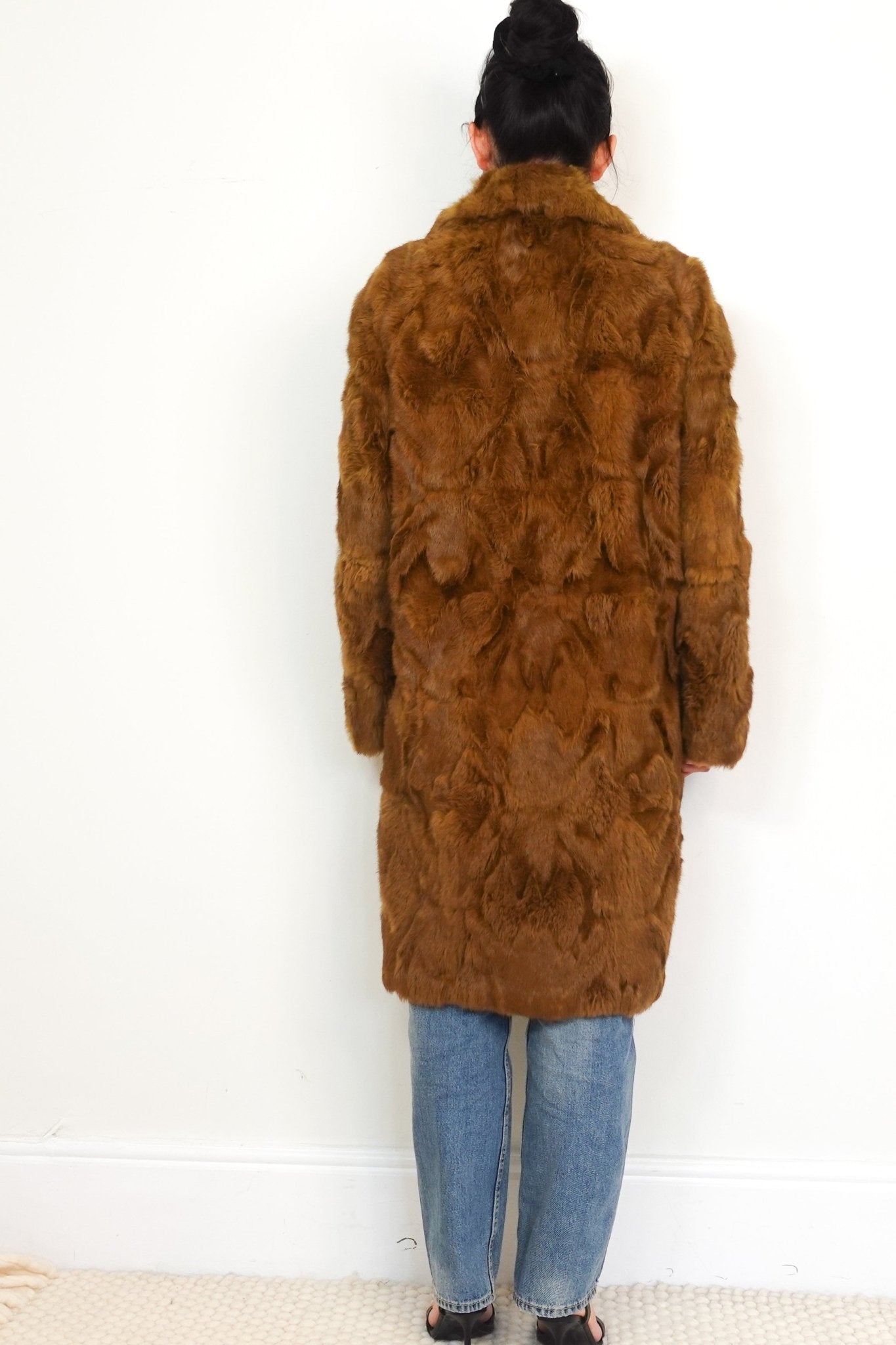 Celine Brown Midi Sheepskin Fur Coat RRP £4K | Authentic Preloved - Reloved Again