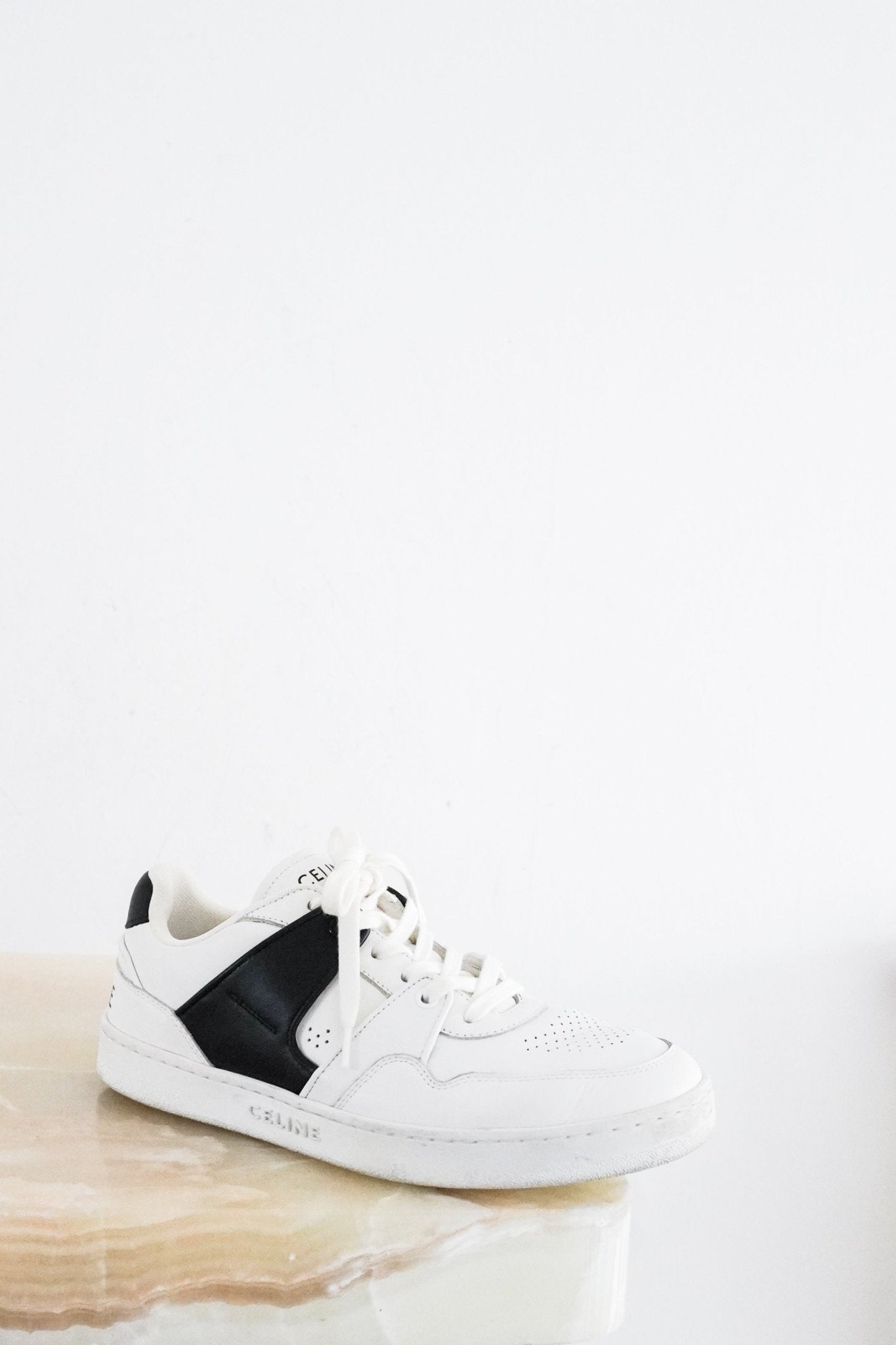 Celine White Low Top Trainers RRP £550 | Authentic Preloved - Reloved Again
