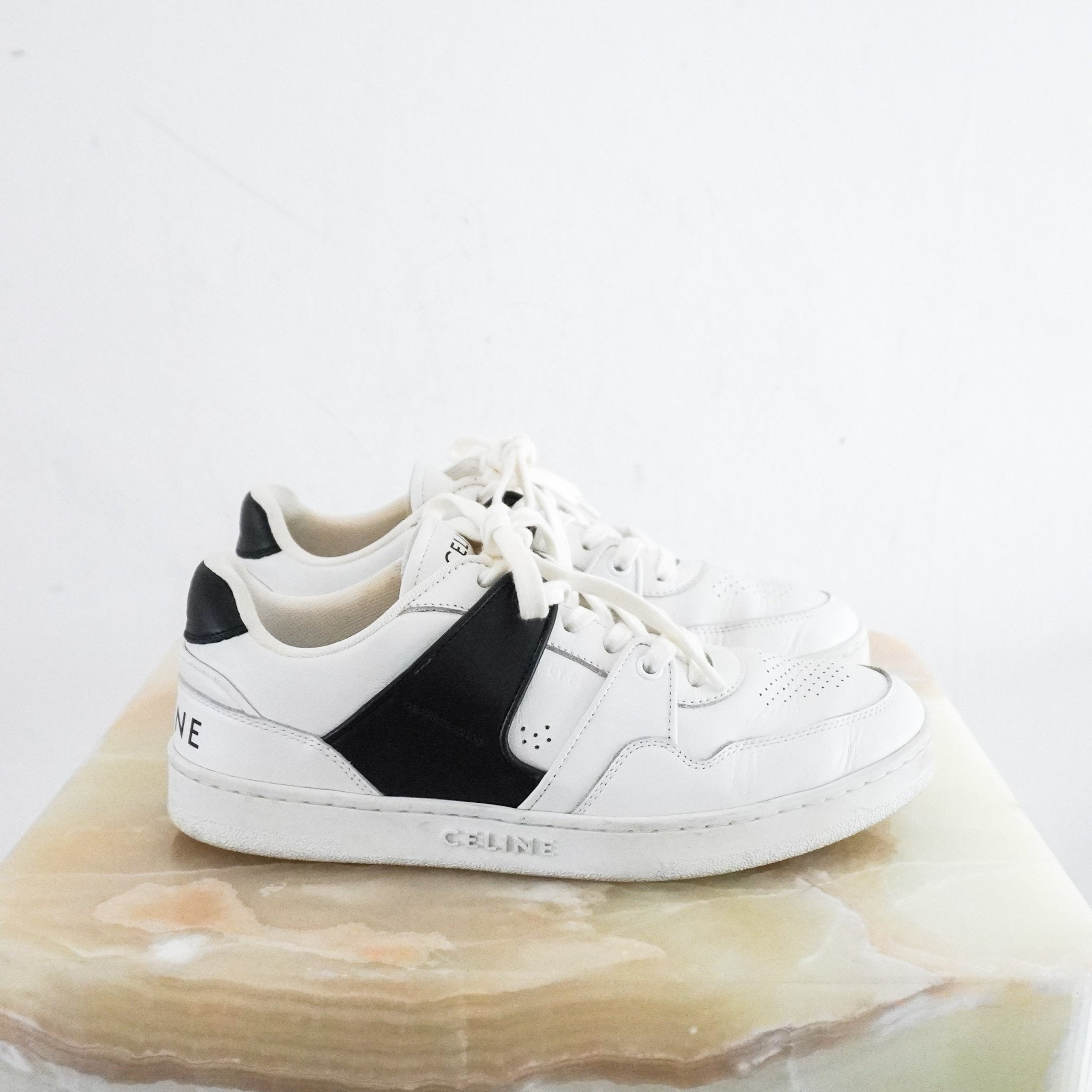 Celine White Low Top Trainers RRP £550 | Authentic Preloved - Reloved Again
