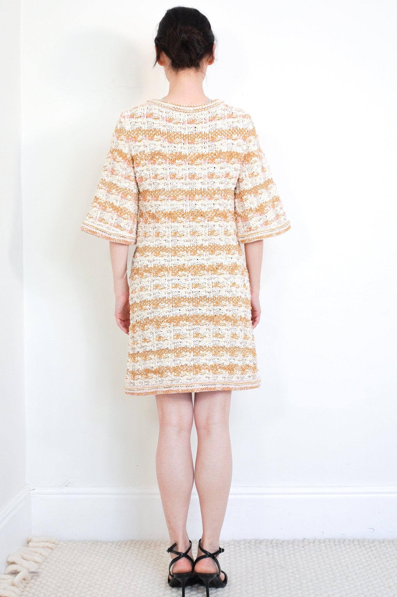 Chanel Beige Knitted Mini Dress RRP £3650 | Authentic Preloved - Reloved Again