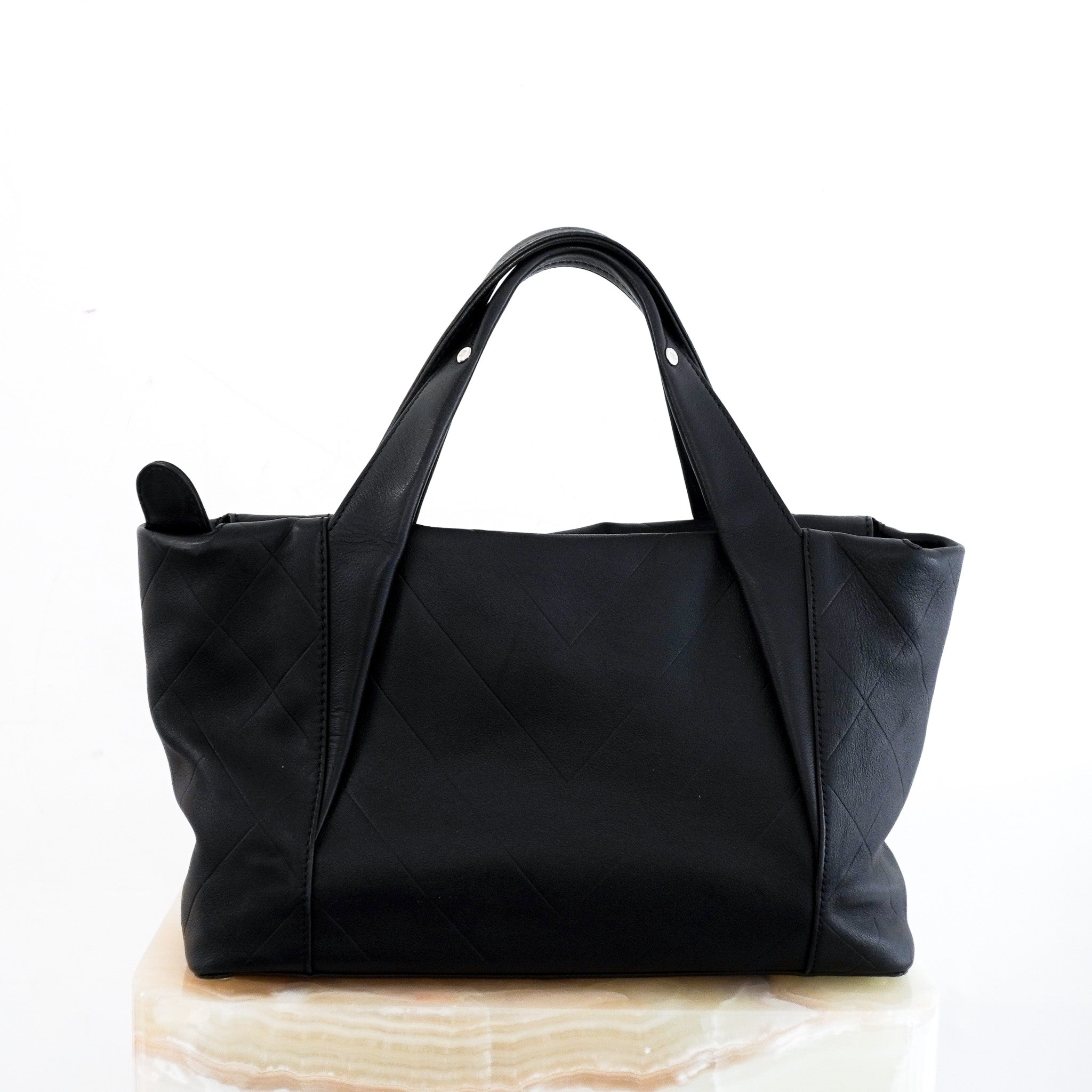 Chanel Black Quilted All Day Long Tote | Authentic Preloved - Reloved Again