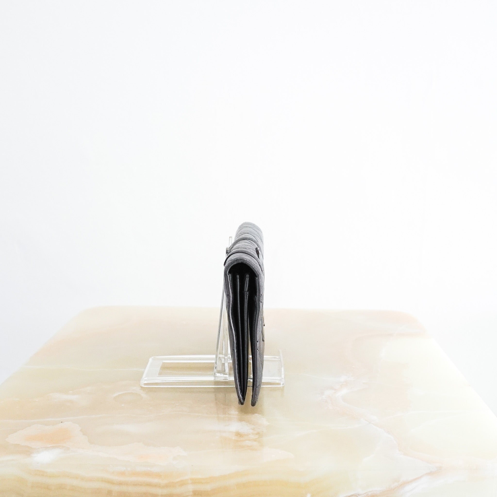 Chanel-CC-Cambon-Long-Line-Wallet-in-Grey-side-picture