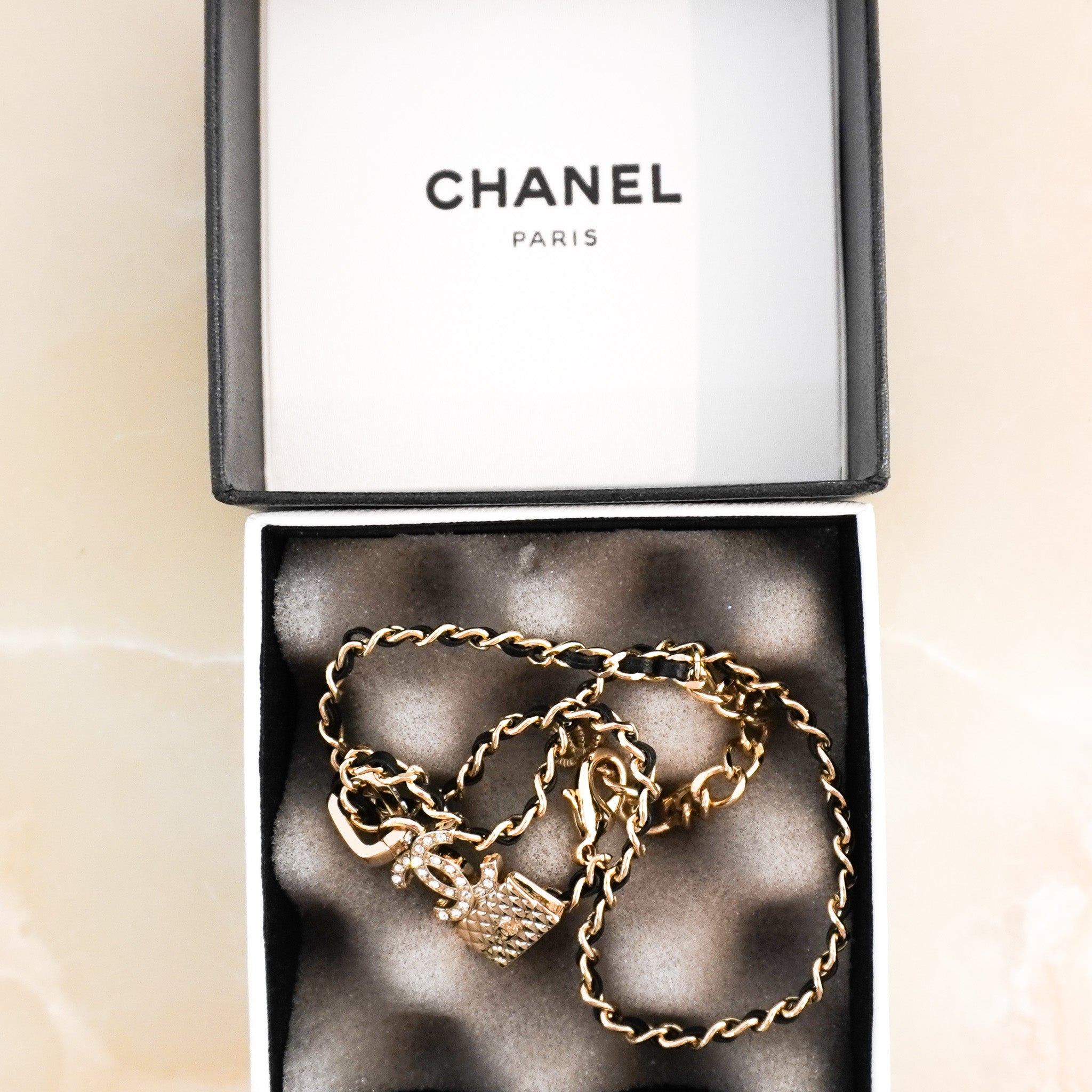 Chanel CC Interlocking Pendant Necklace RRP £1430 | Authentic Preloved - Reloved Again