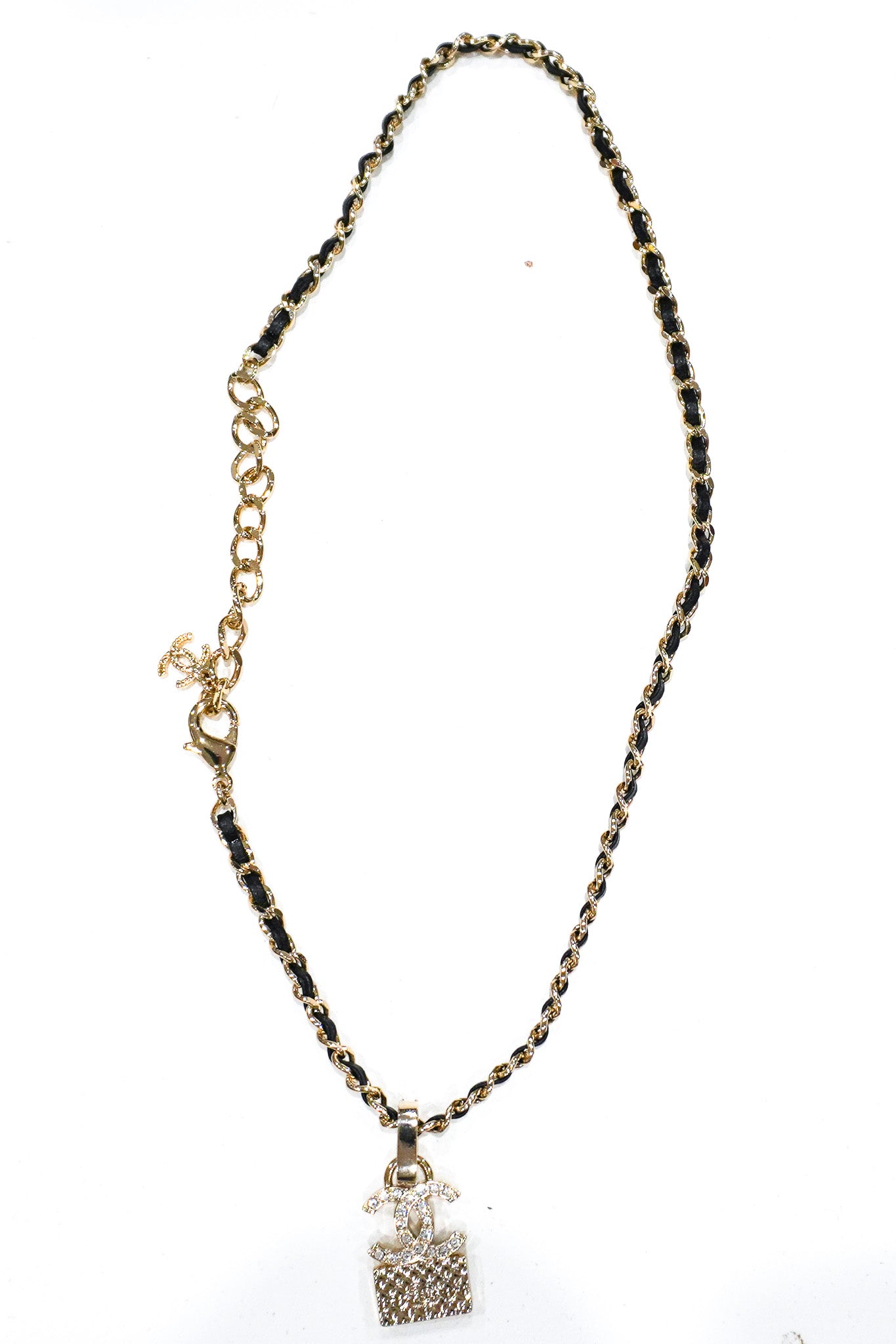 Chanel CC Interlocking Pendant Necklace RRP £1430 | Authentic Preloved - Reloved Again