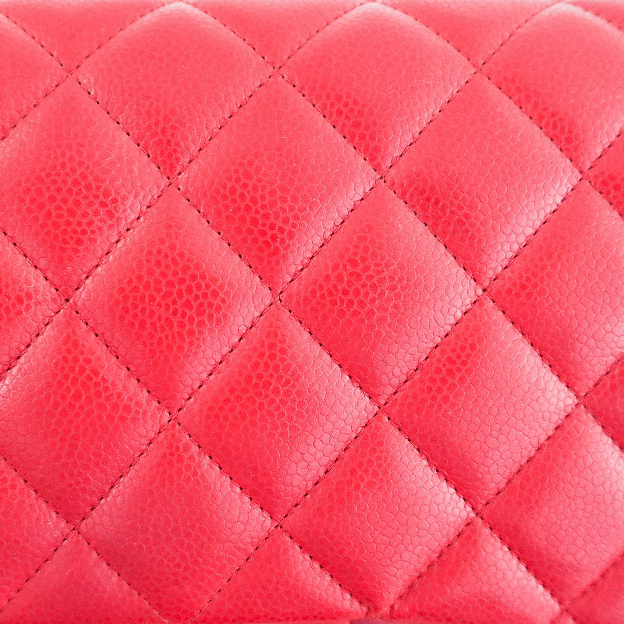 Chanel Jumbo Caviar Double Flap Bag in Red RRP £10,000 | Authentic Preloved - Reloved Again