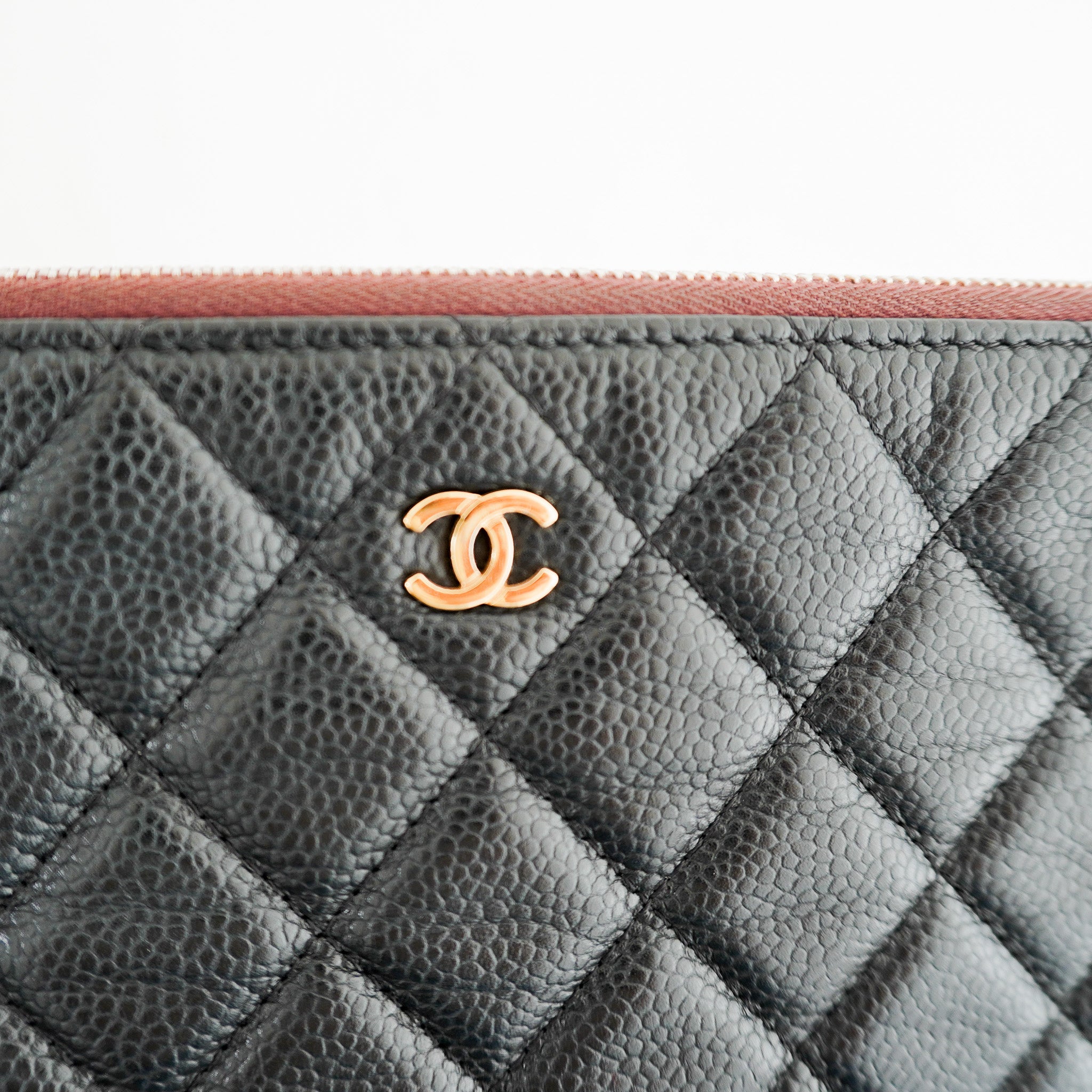 Chanel Large Lambskin Quilted O Case Clutch | Authentic Preloved - Reloved Again
