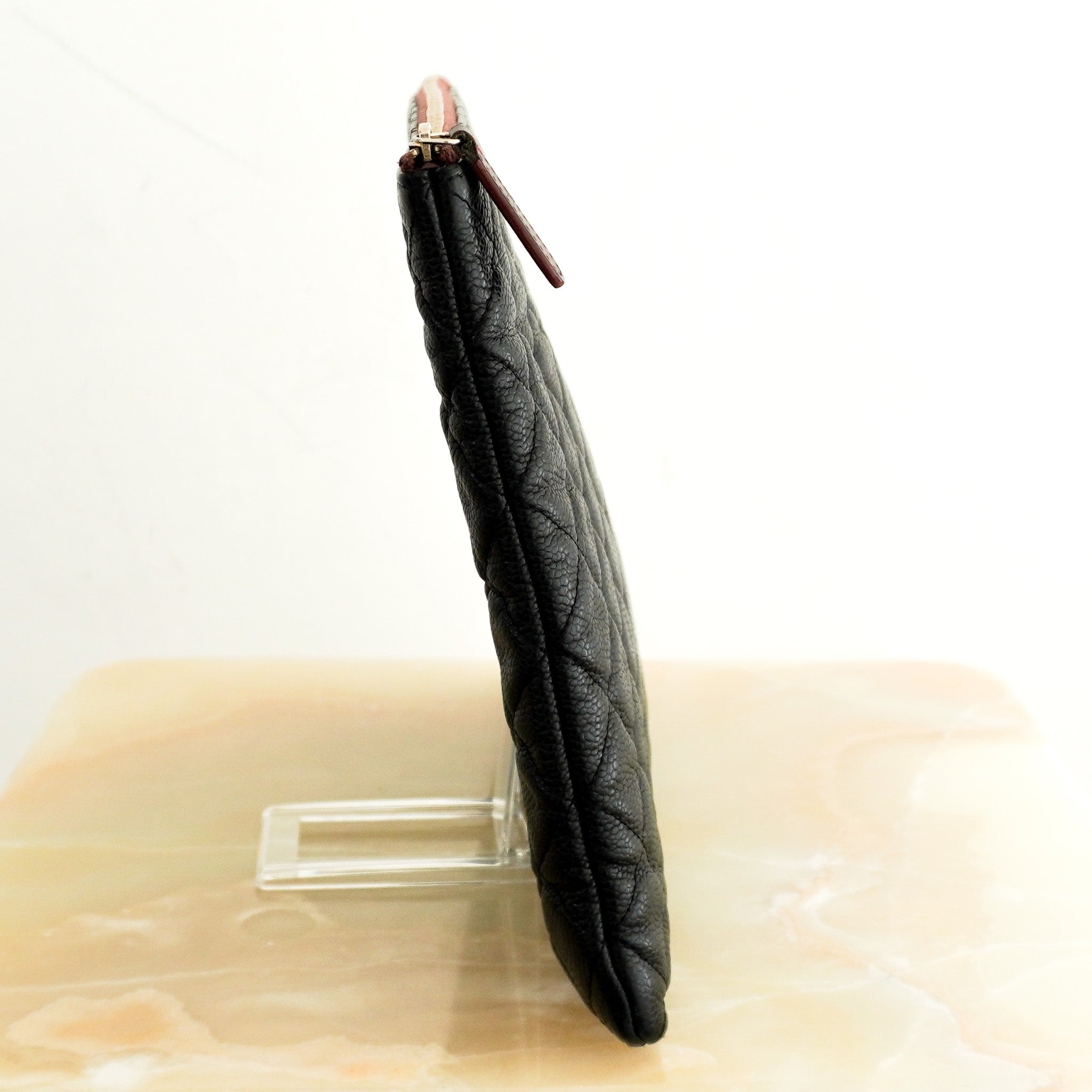 Chanel Large Lambskin Quilted O Case Clutch | Authentic Preloved - Reloved Again