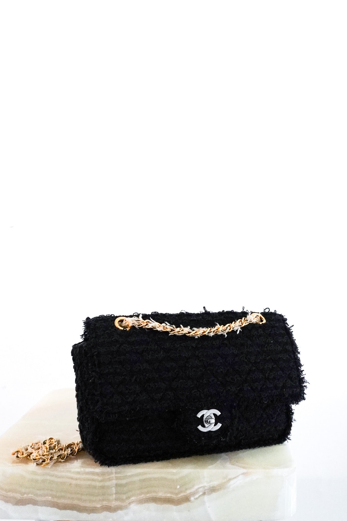 Chanel Medium Classic Tweed Single Flap Bag RRP £8410 | Authentic Preloved - Reloved Again