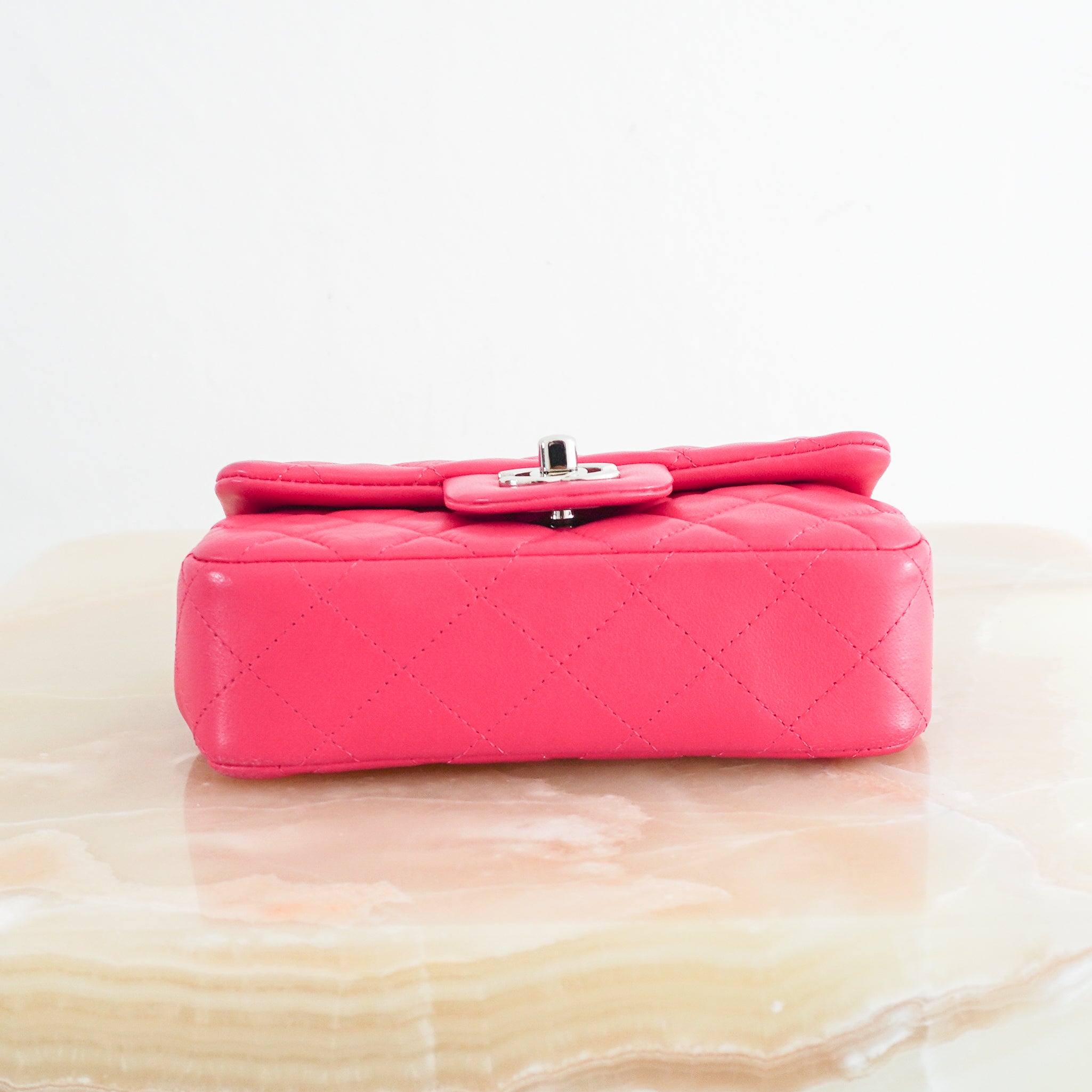 Chanel Pink Mini Lambskin Single Flap Bag (RRP £6000) | Authentic Preloved - Reloved Again