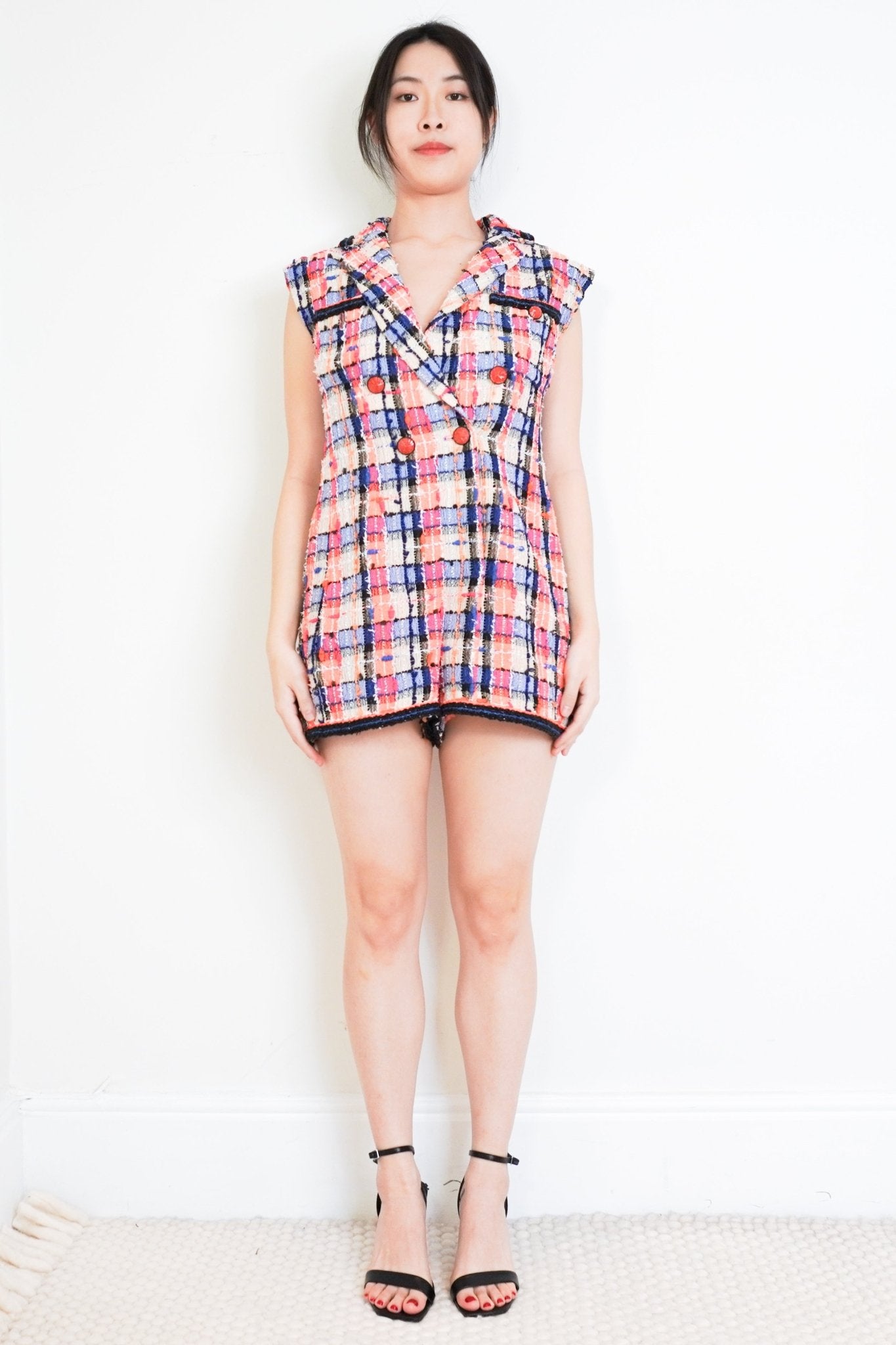 Chanel Pink Tweed Romper Spring 2020 RRP £3000 | Authentic Preloved - Reloved Again