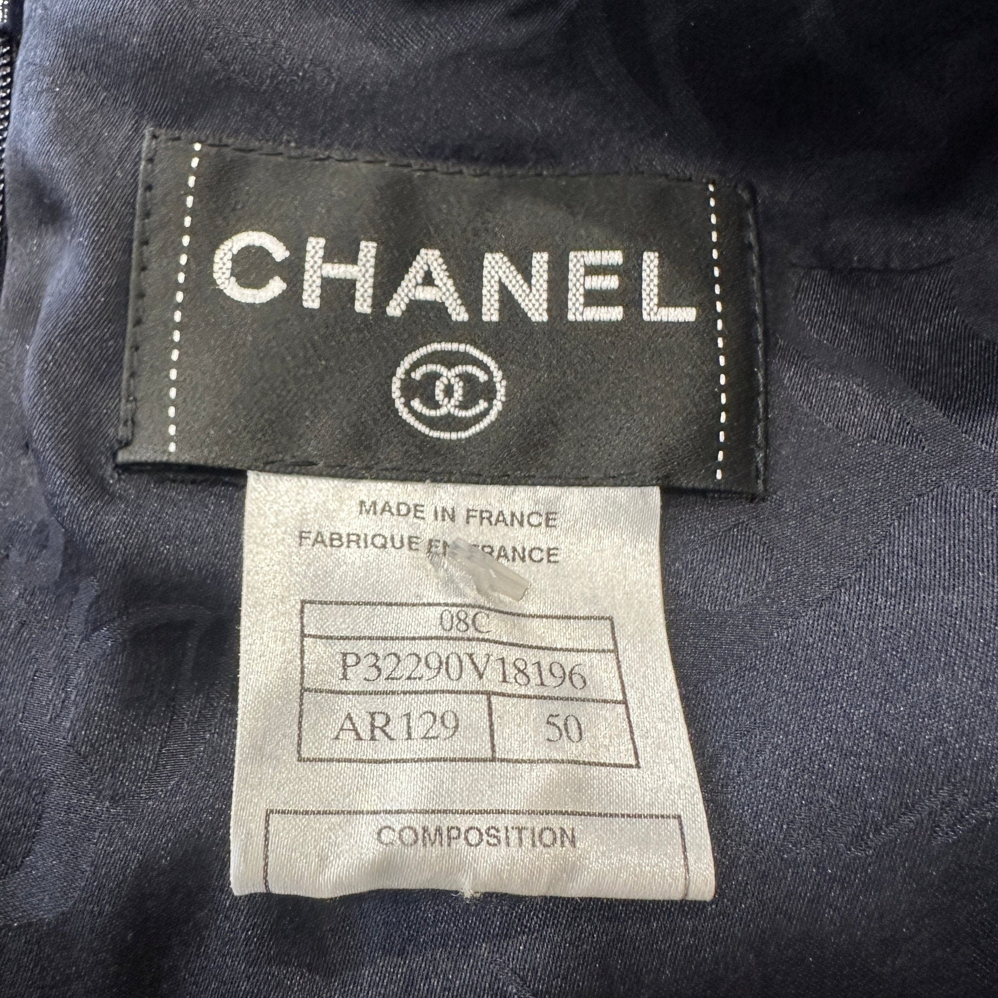 Chanel Silk Blend Navy Dress 08C from 2008 Cruise collection RRP £1200 | Authentic Preloved - Reloved Again
