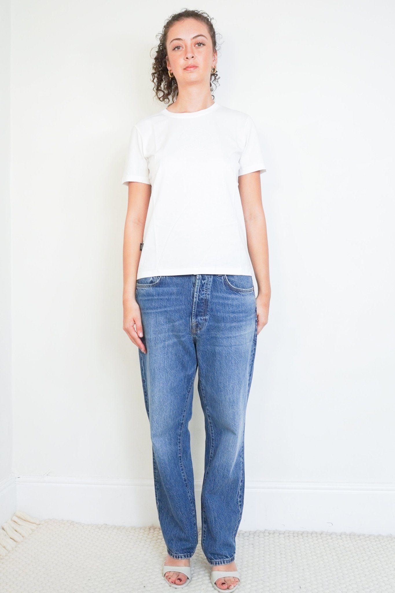Chanel White CC Crystal T-Shirt | Authentic Preloved - Reloved Again