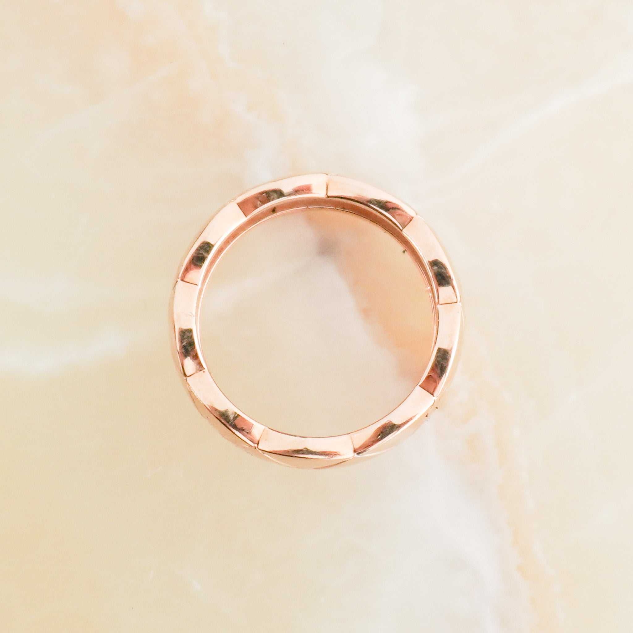 Chanel Coco 18k Beige Gold Ring side photo
