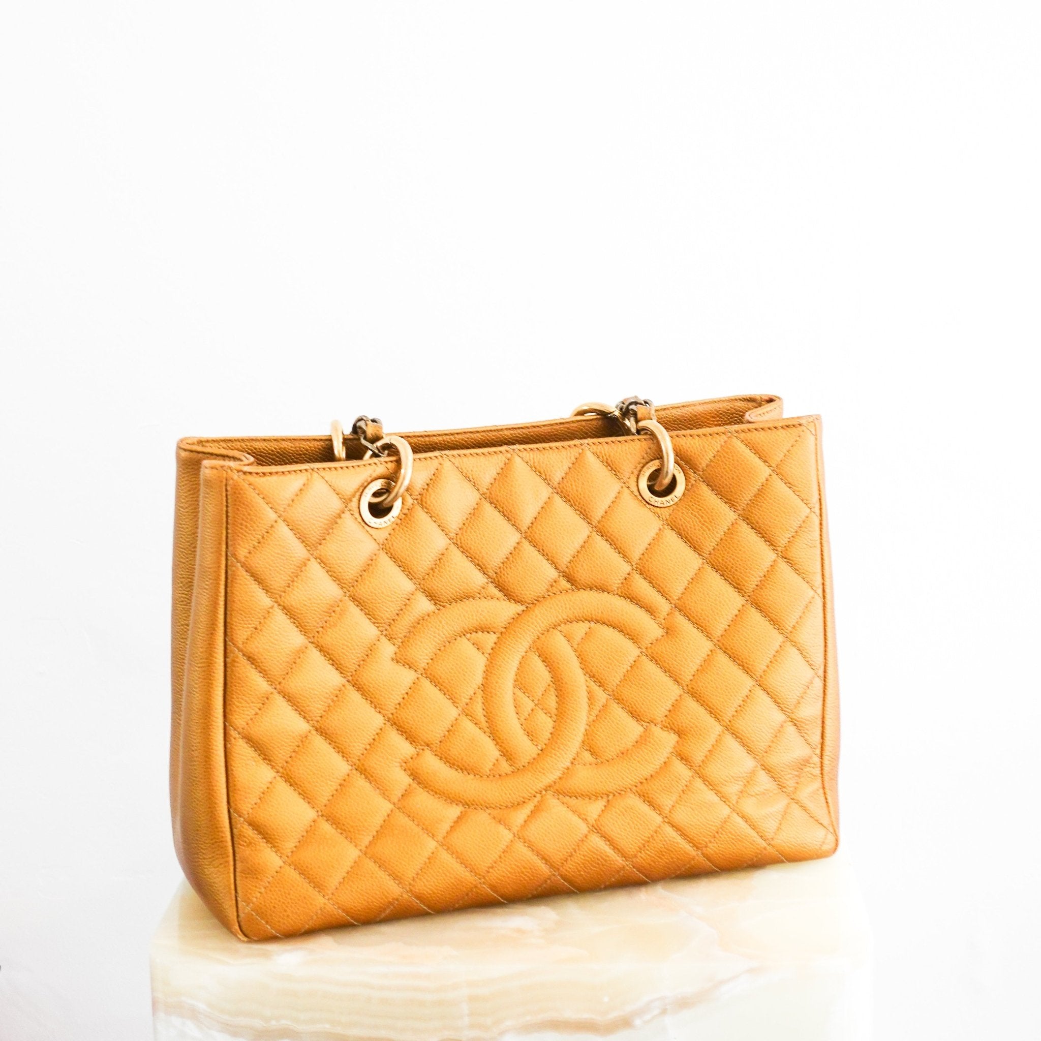 Chanel Grand Quilted Caviar Leather Gold Shopper bag RRP £5.2K | Authentic Preloved - Reloved Again