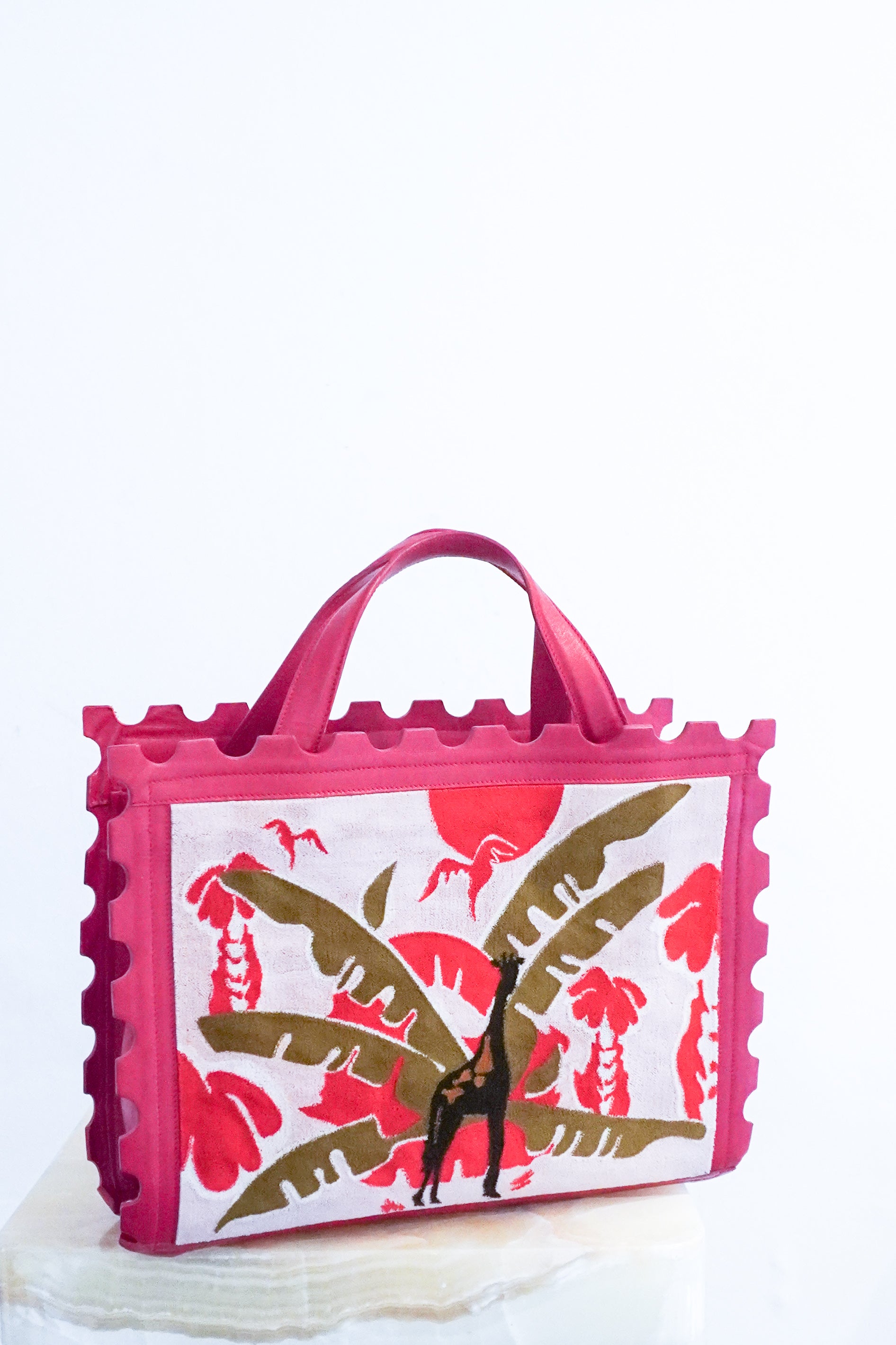 Charlotte-Olympia-Red-Adventurous-Tote-Bag-front-picture-Chelsea-London