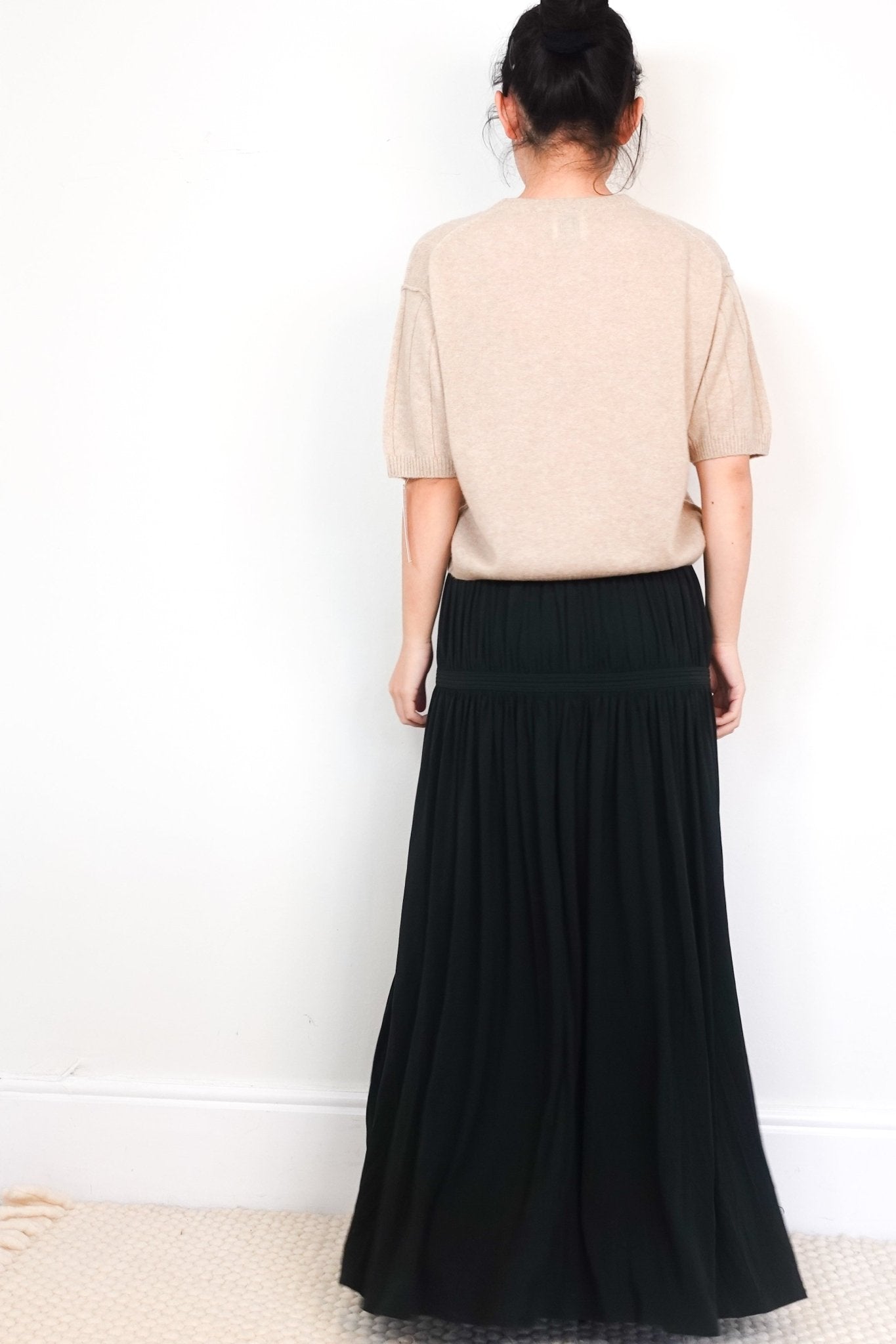 Chloe Eclipse Green Maxi Studded Skirt RRP £1200 | Authentic Preloved - Reloved Again