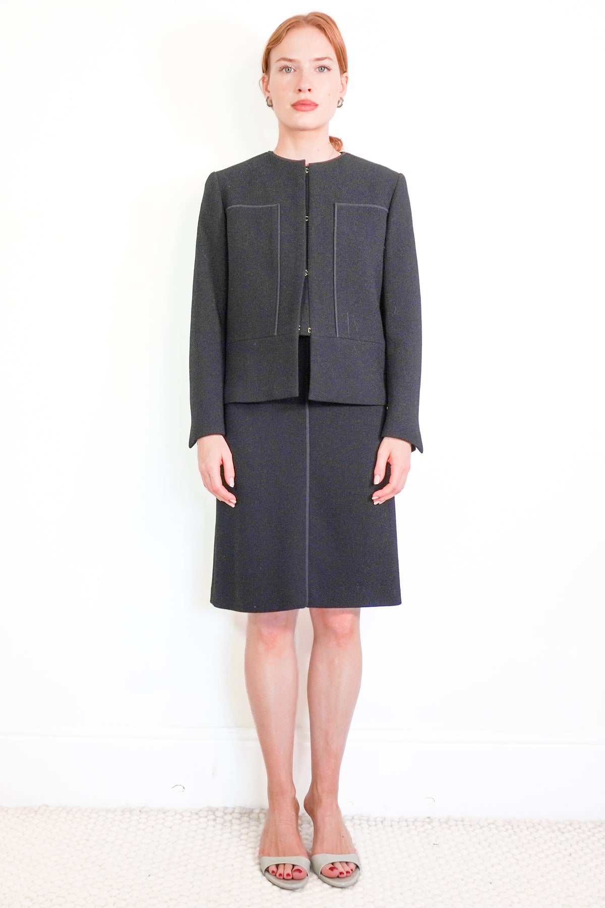 Chloe Dress and Jacket Set (RRP £1500) | Authentic Preloved front