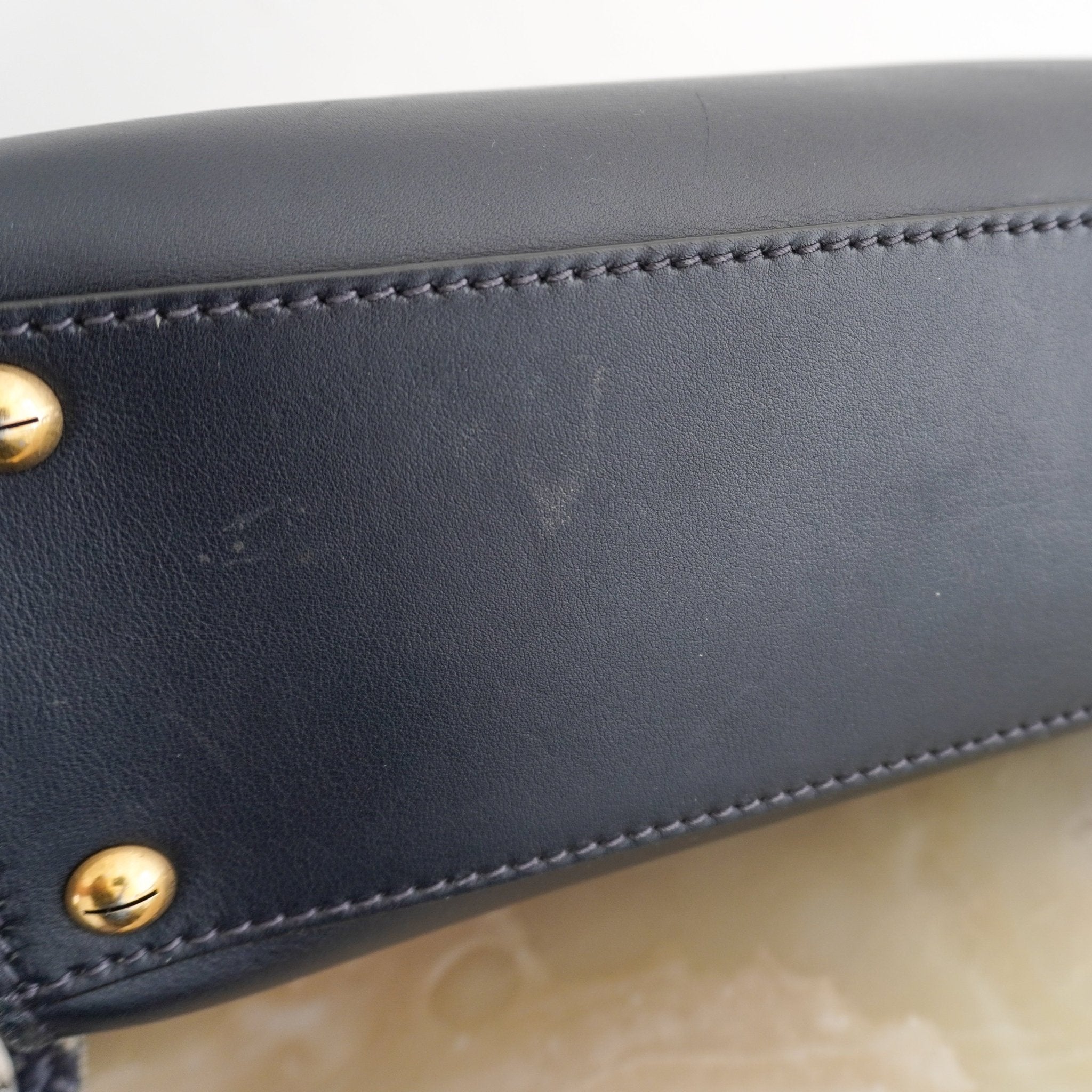 Christian Dior Dioraddict Medium Top Handle Bag in Black Calfskin (RRP £2400) | Authentic Preloved - Reloved Again