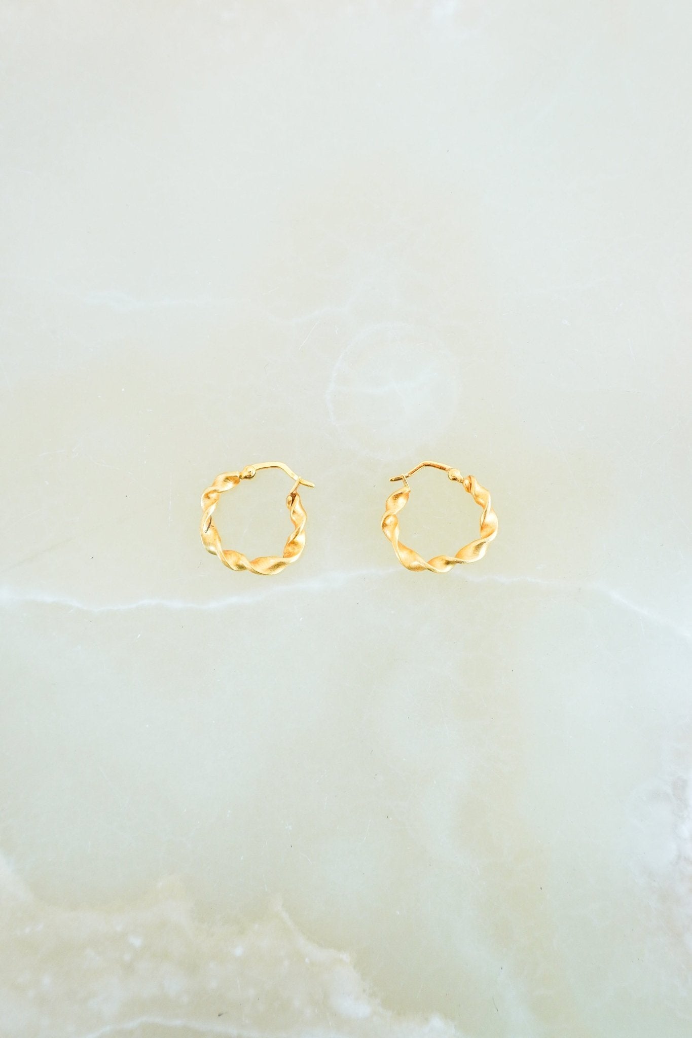 Completedworks "Notsobig" Flux Hoop Earrings in Recycled Gold Vermeil RRP £135 | Authentic Preloved FINAL SALE - Reloved Again