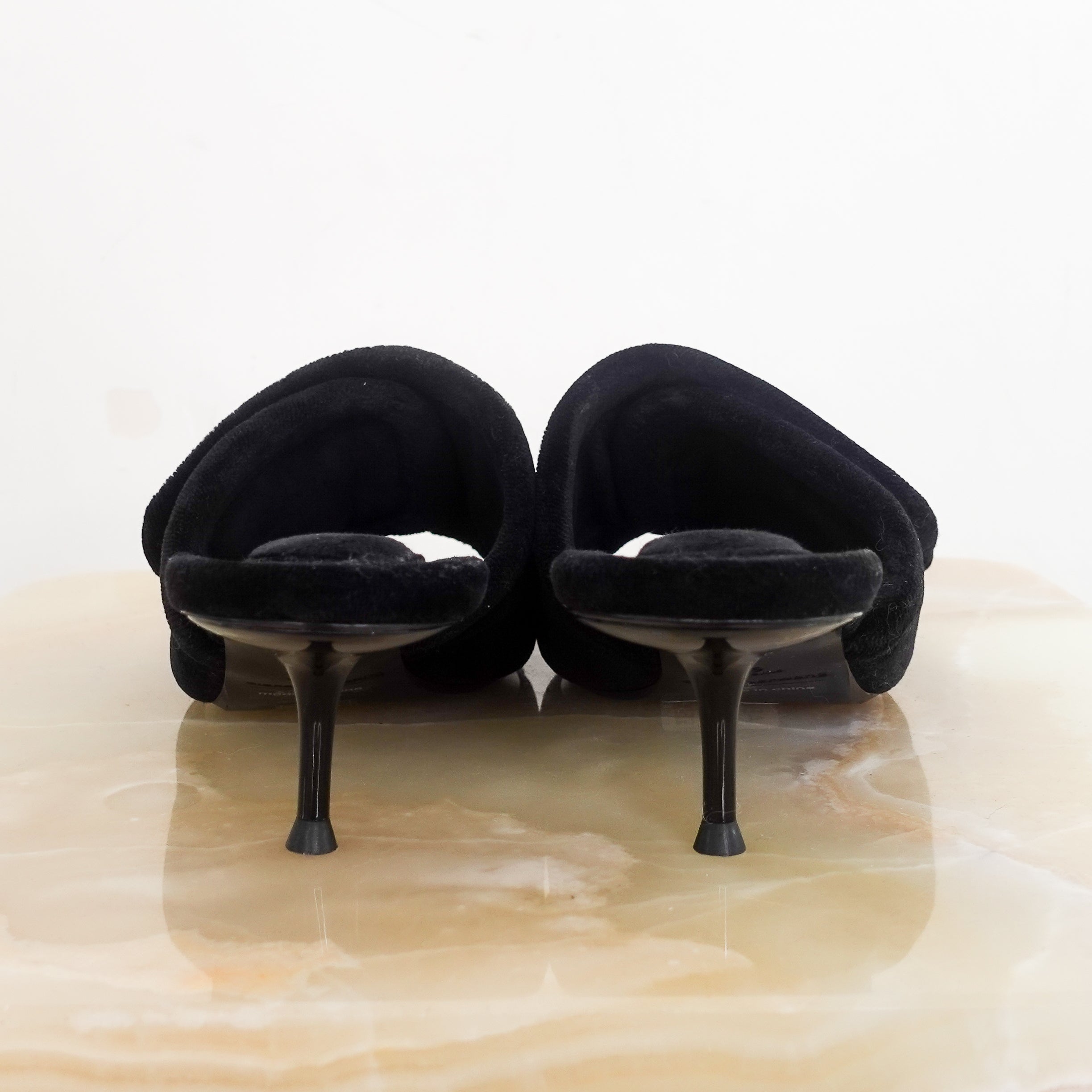 Alexander Wang Black velvet mules RRP £500
