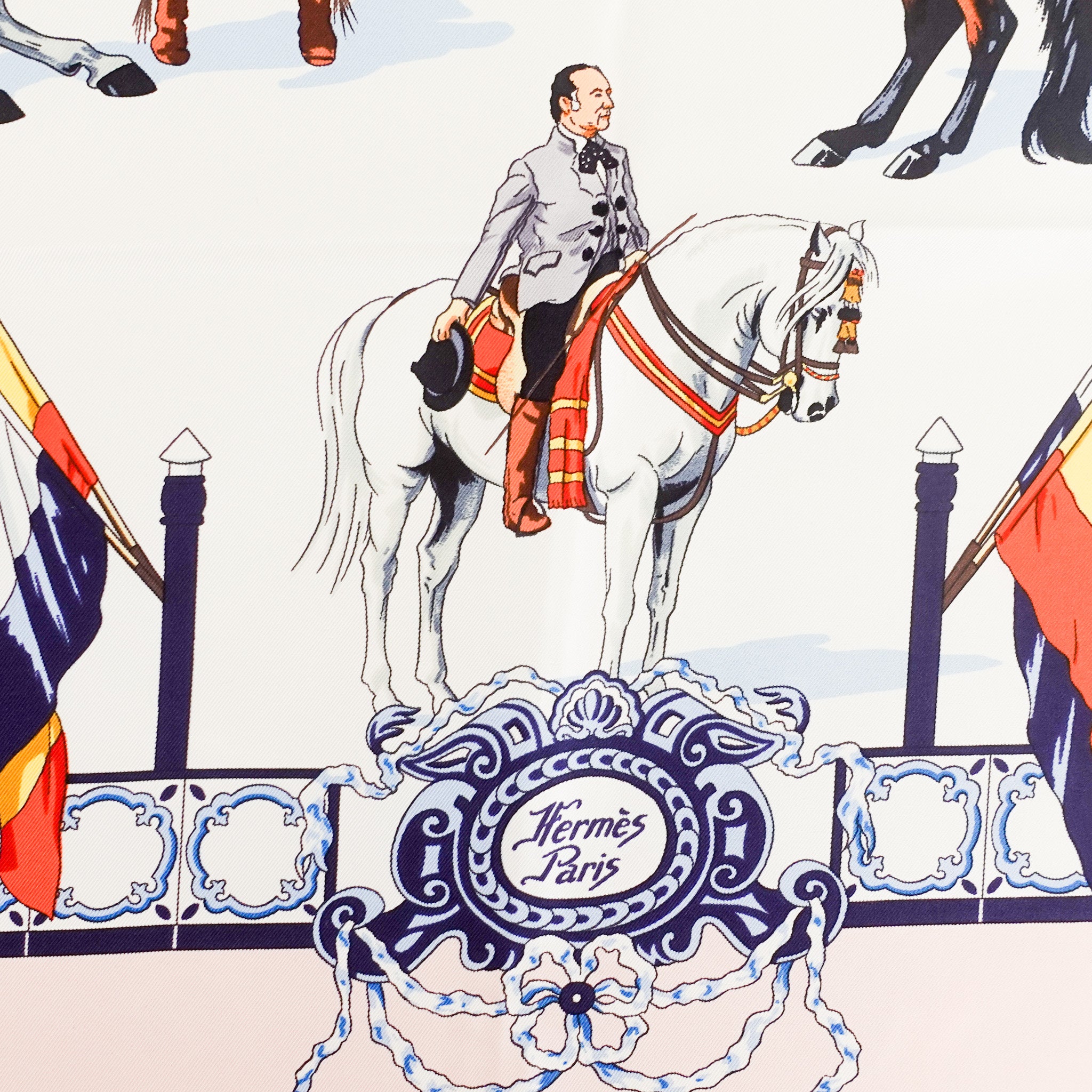 Hermes “Real Escuela Andaluza” Silk Scarf RRP £475 | Preloved Authentic