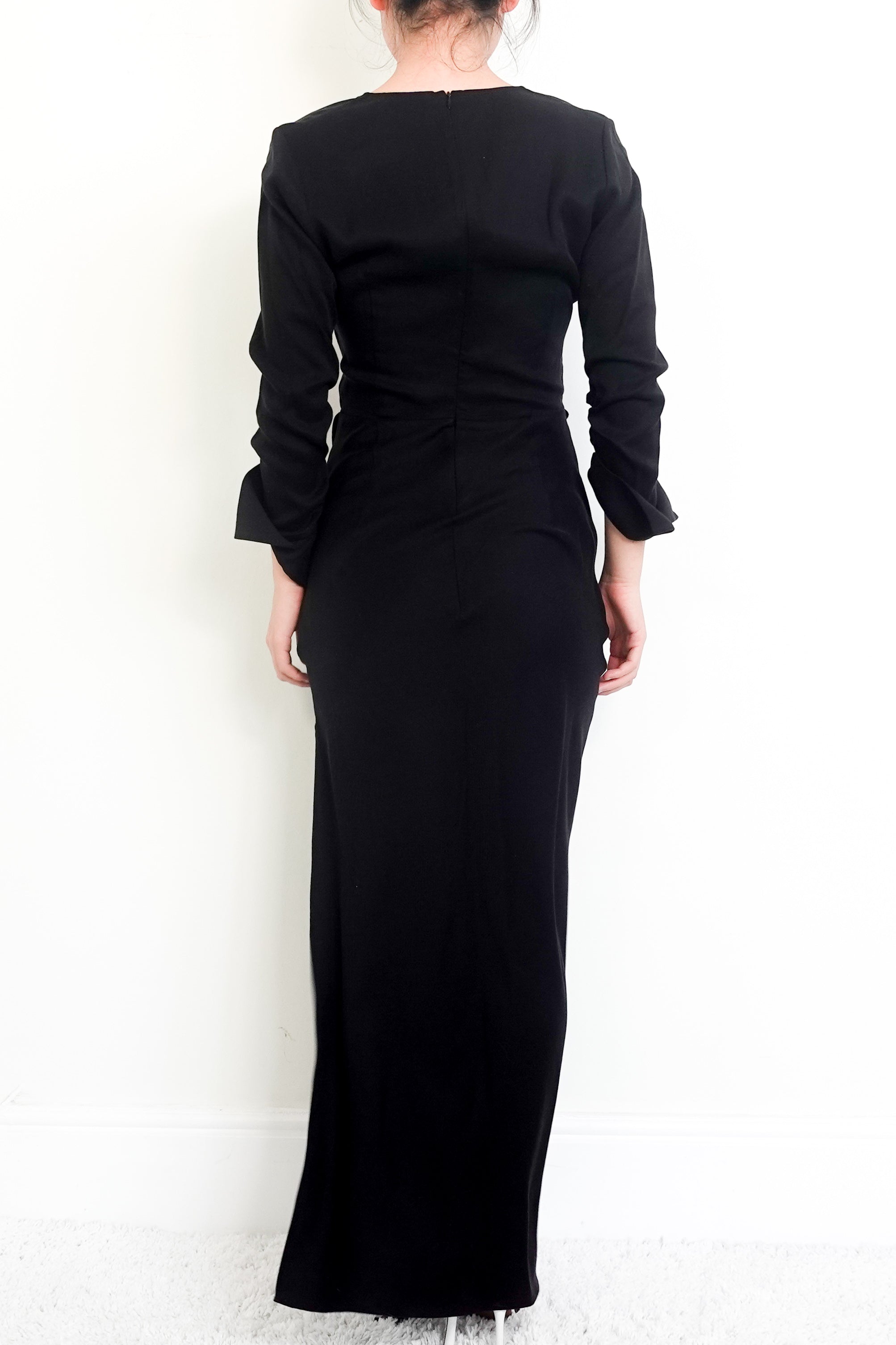 Black maxi evening dress RRP £275