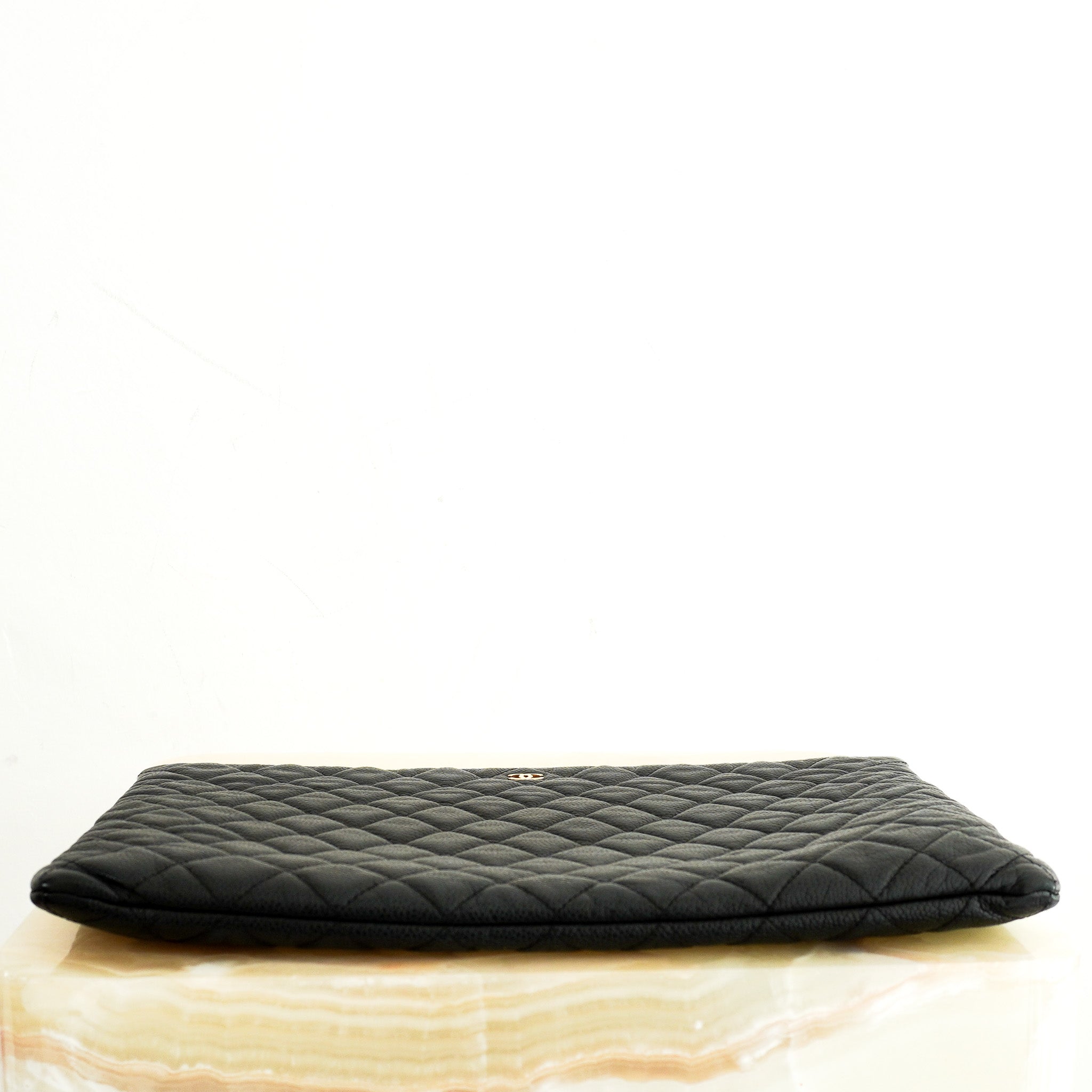 Chanel Large Lambskin Quilted O Case Clutch | Authentic Preloved - Reloved Again